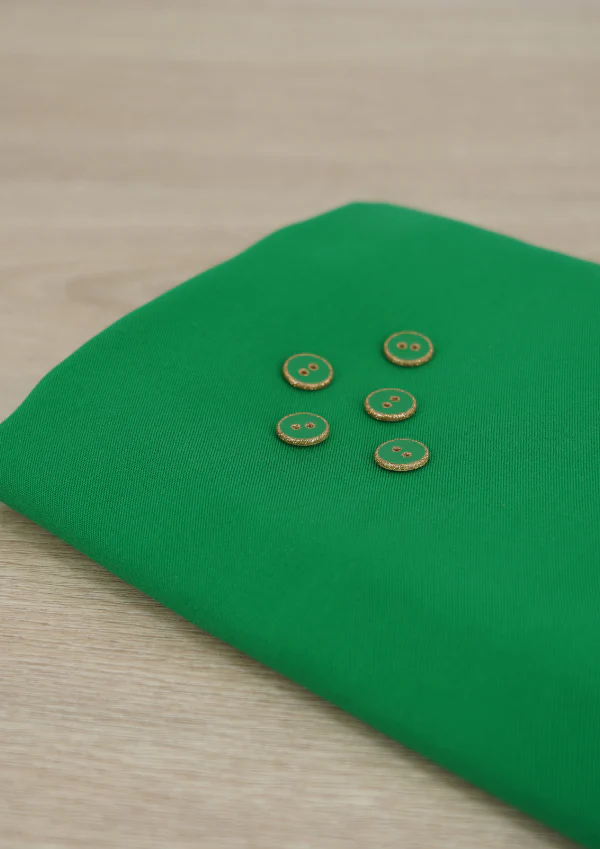Bouton à paillettes dorées 12 mm - Plusieurs couleurs - Image 10