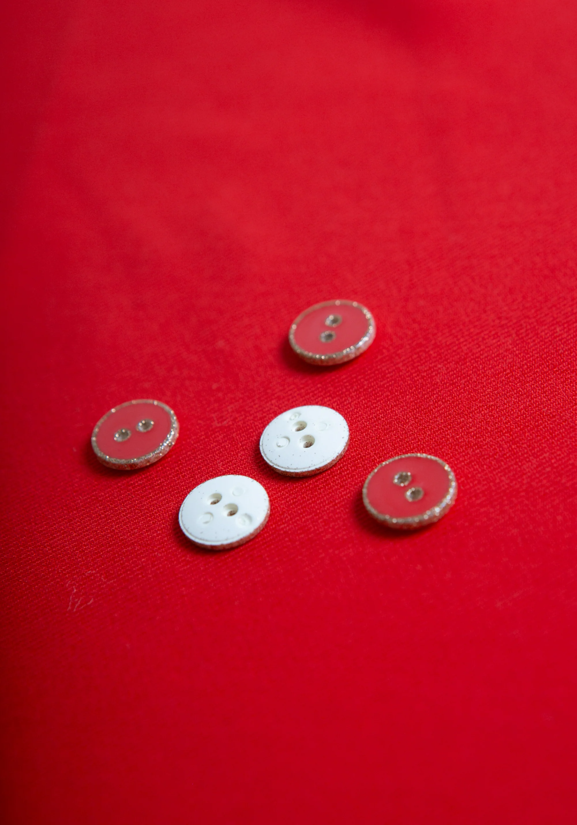 Bouton à paillettes dorées 12 mm - Plusieurs couleurs - Image 9