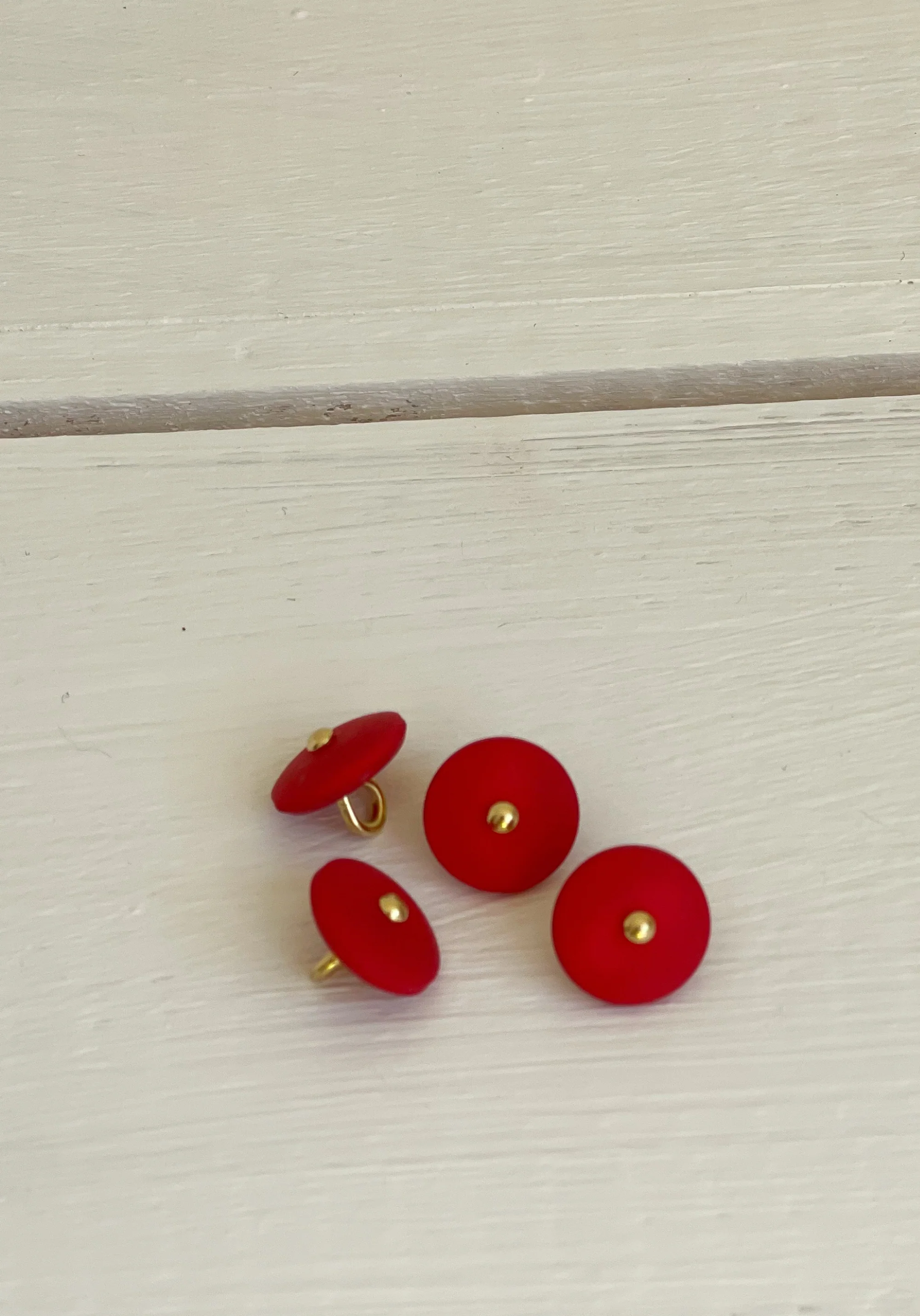 Bouton à queue en nacre Wink Mat - 12 ou 15 mm - Plusieurs coloris - Image 24