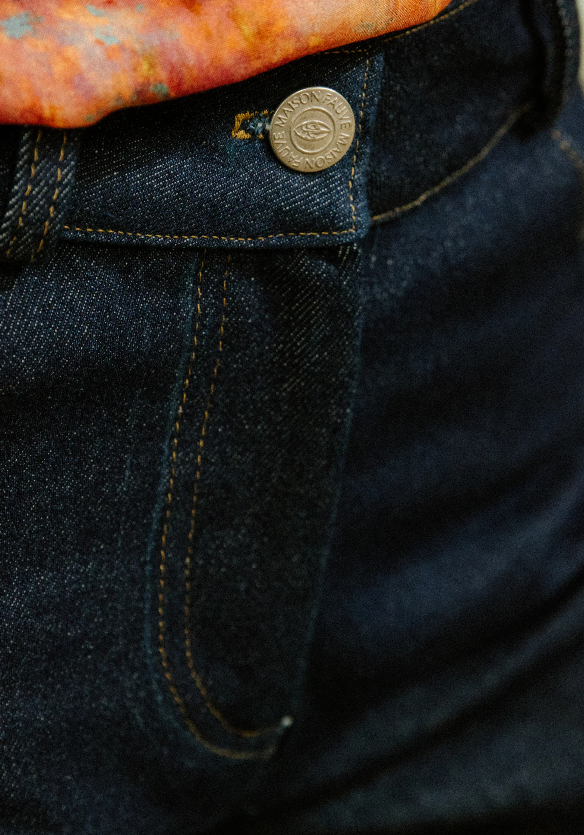 Bouton Jean Maison Fauve Argent - Image 3