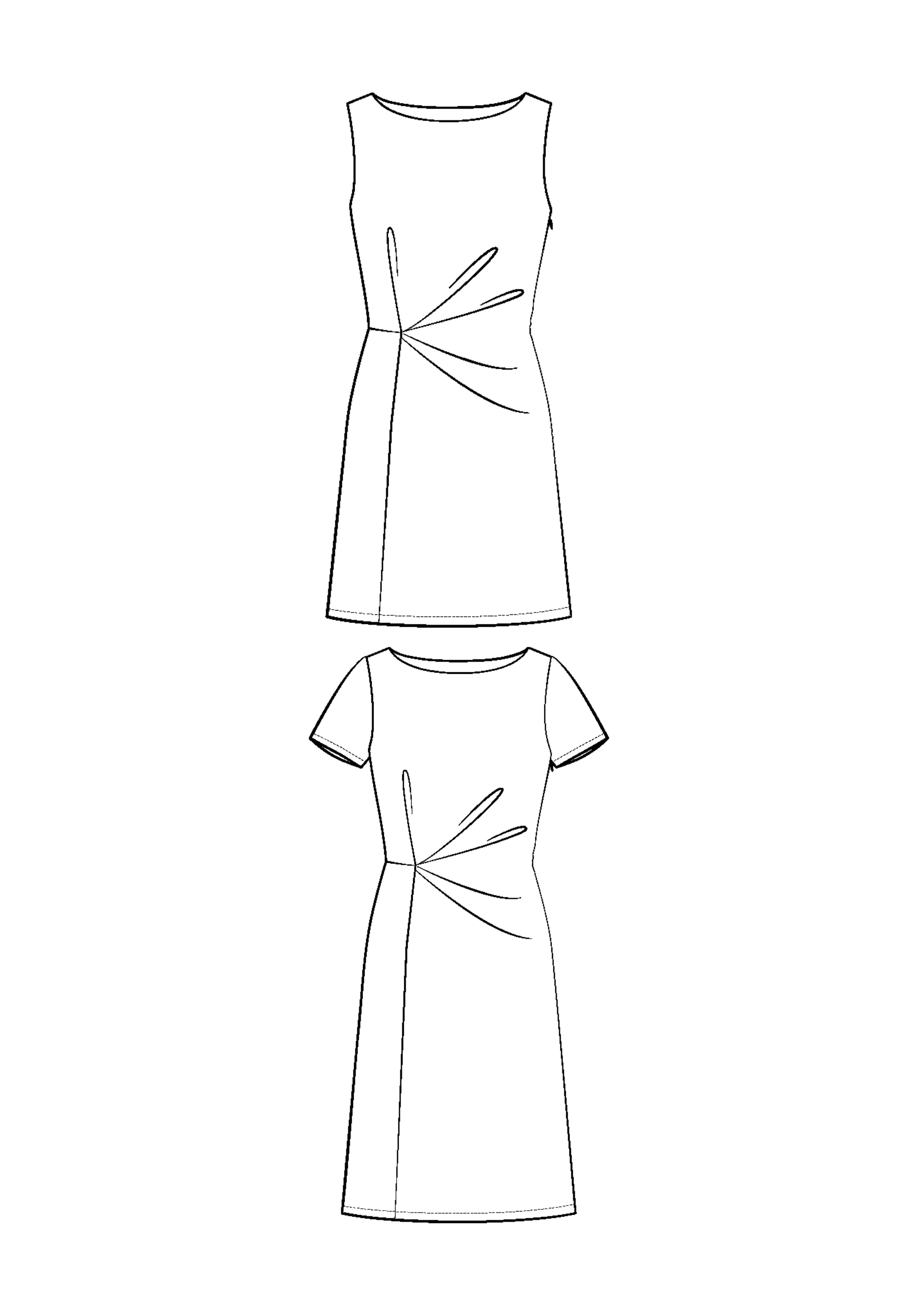 Box Couture - La Robe Drapée Twist - Image 3