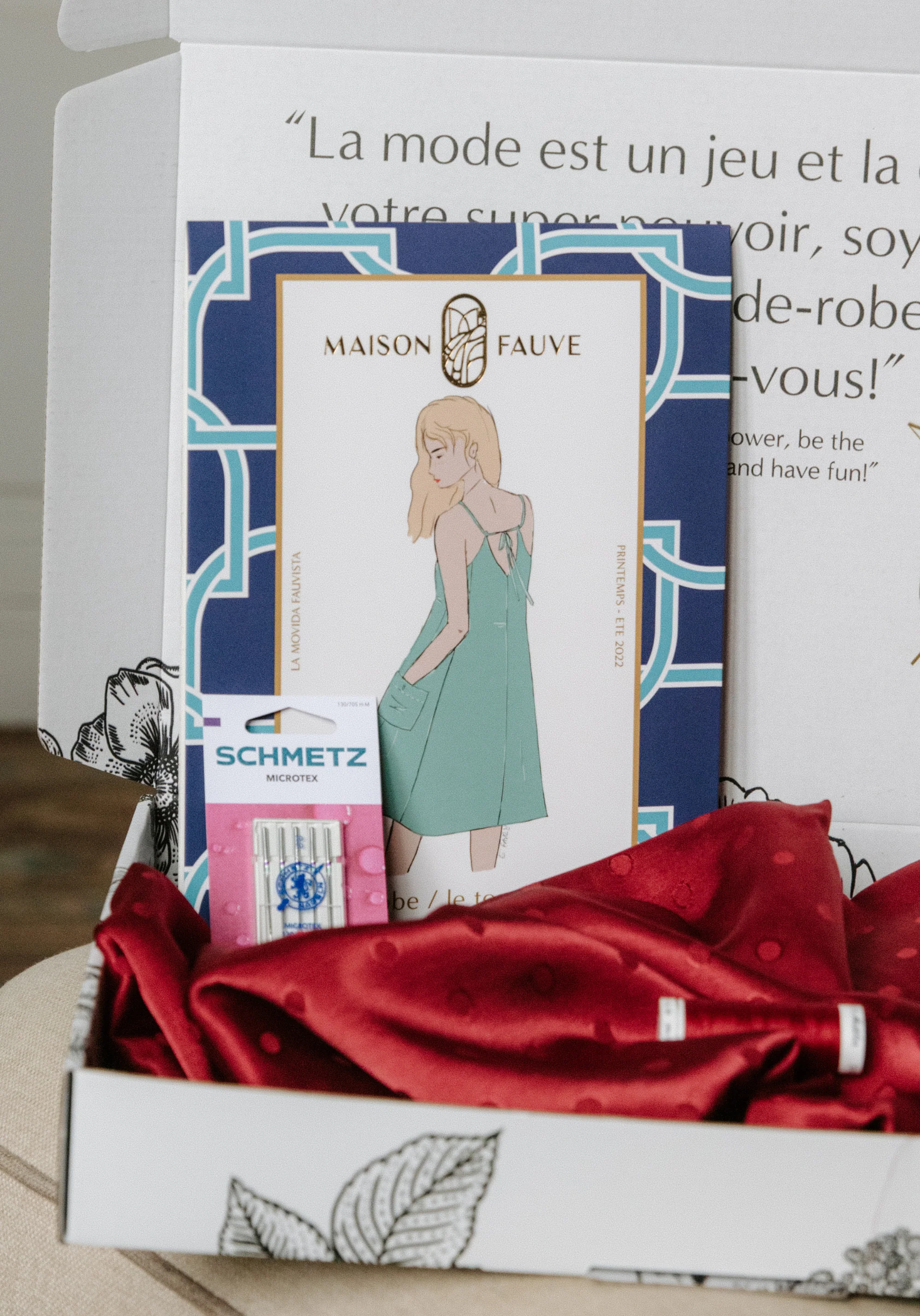 Box couture nuisette Saint-Valentin - Patron Paola et Jacquard Lucente - Image 10