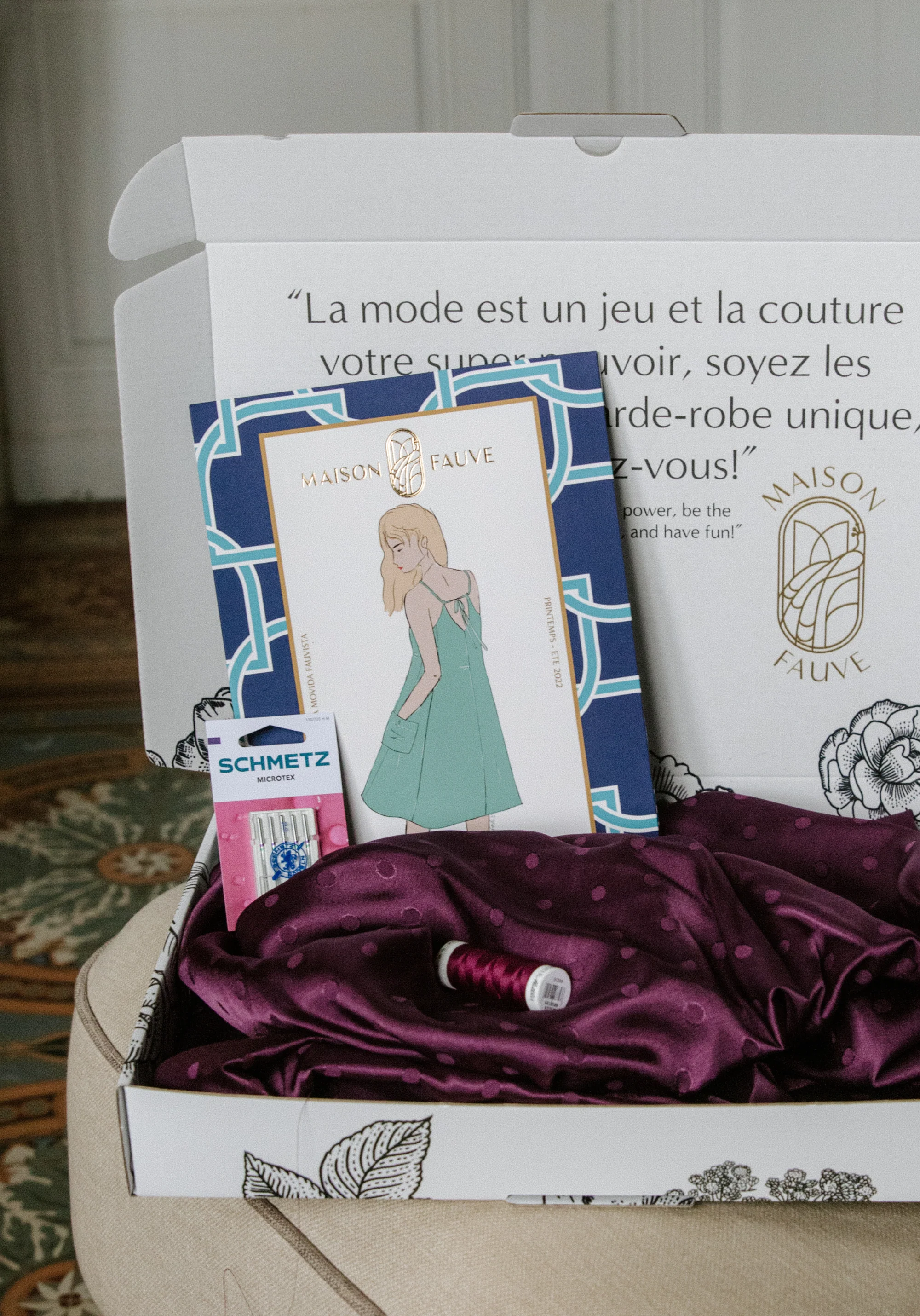 Box couture nuisette Saint-Valentin - Patron Paola et Jacquard Lucente - Image 12