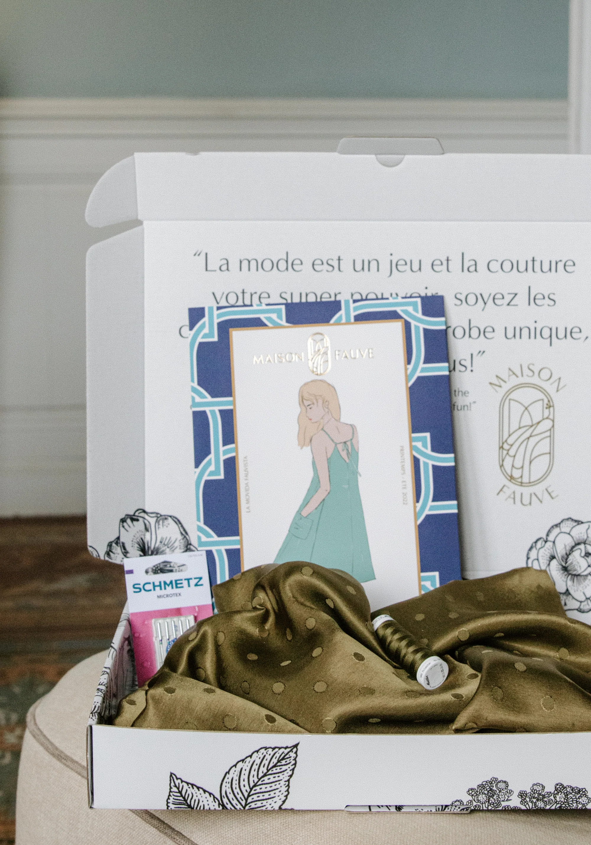 Box couture nuisette Saint-Valentin - Patron Paola et Jacquard Lucente - Image 17