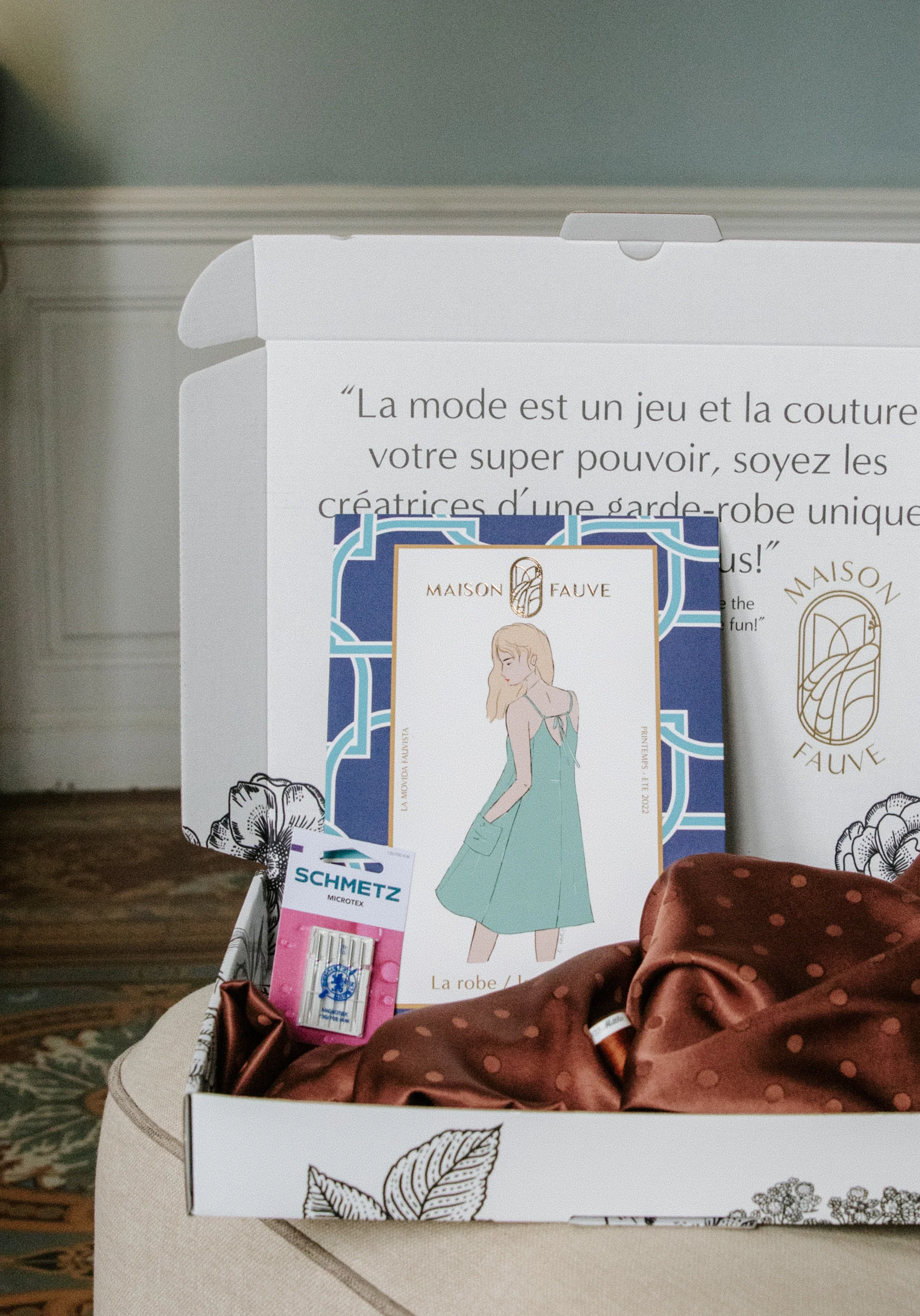 Box couture nuisette Saint-Valentin - Patron Paola et Jacquard Lucente - Image 6