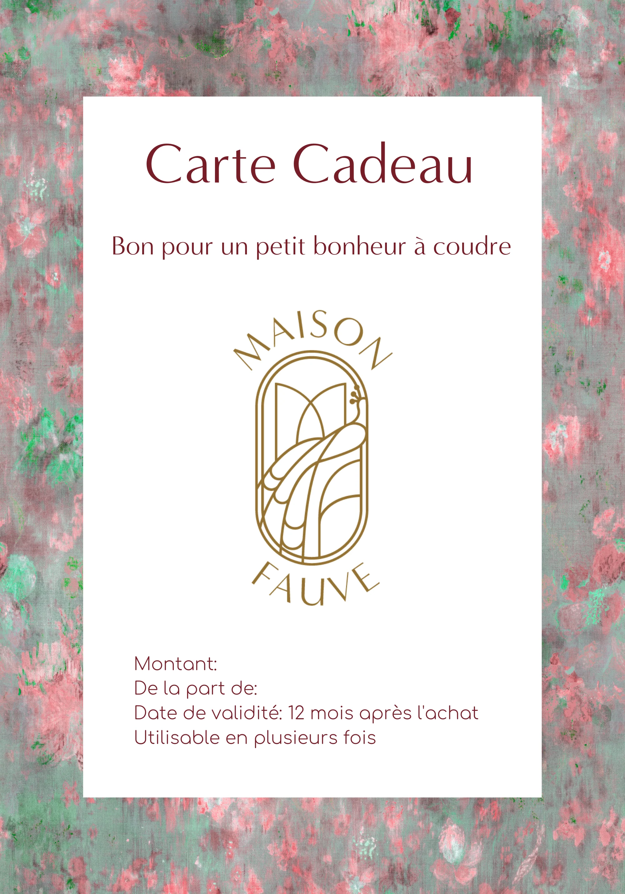 Carte cadeau couture Maison Fauve - Image 5