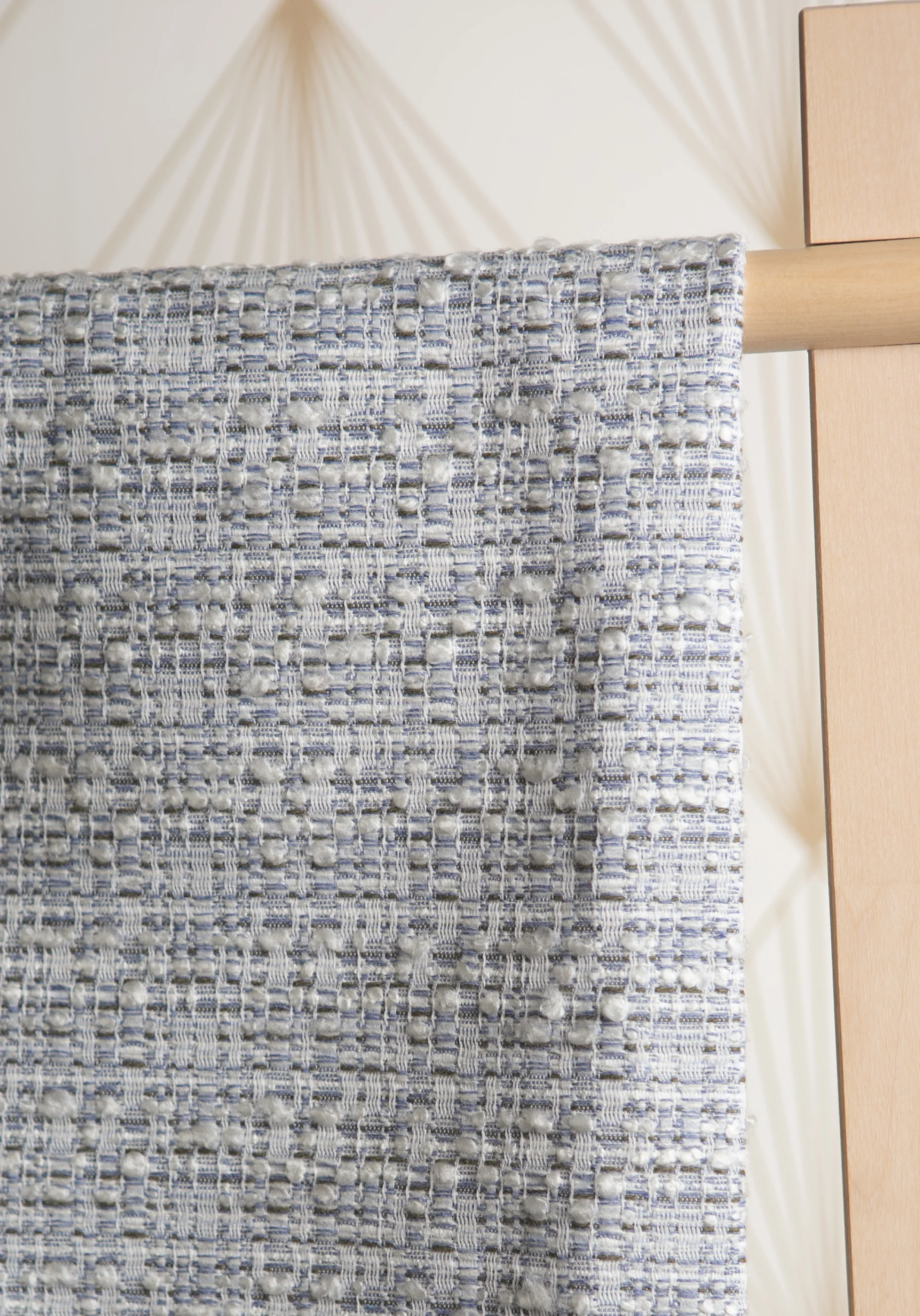 COUPONS - Tissu tweed léger - Bleu - Image 6