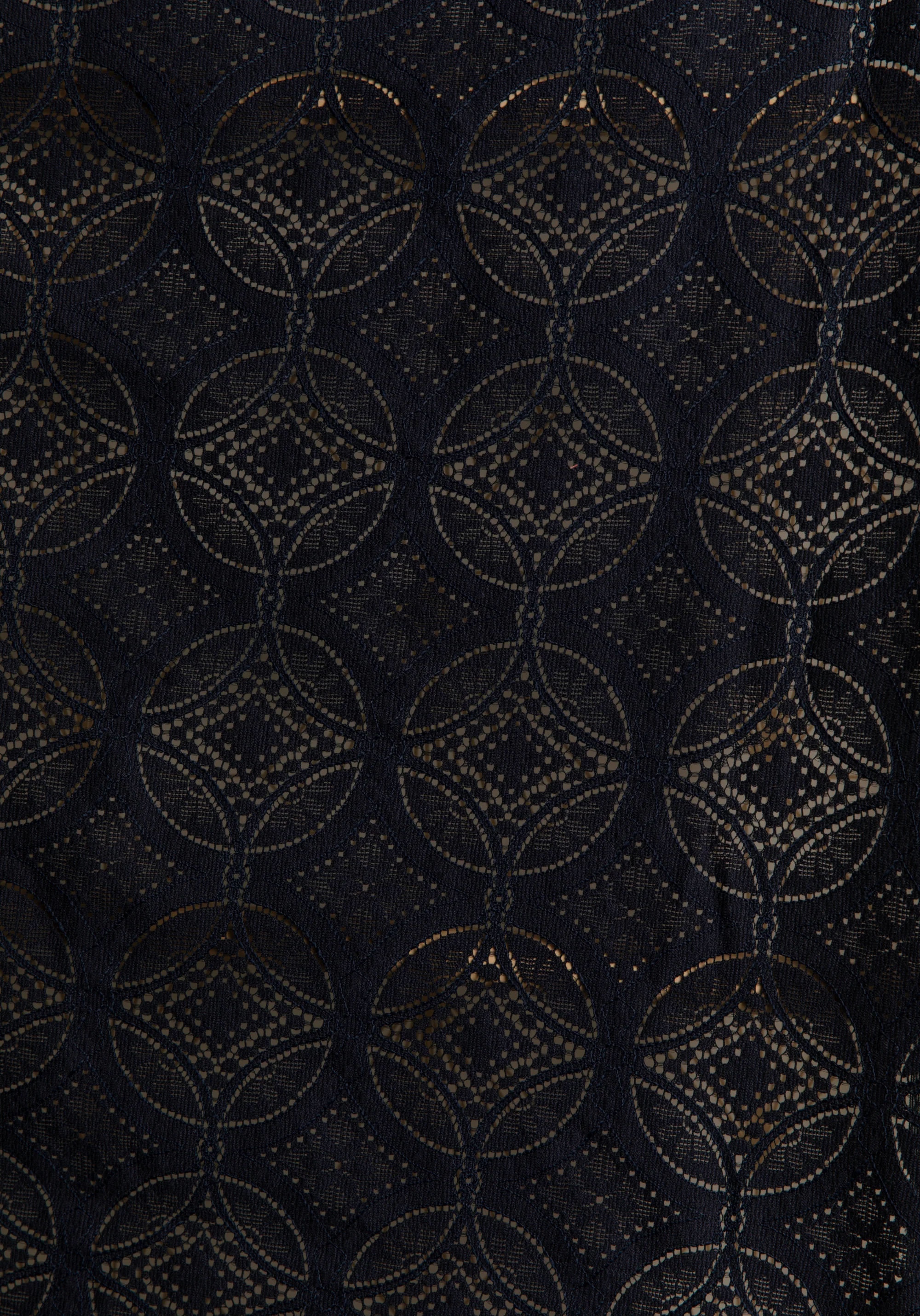 COUPON 30 cm - Tissu dentelle Botanica - Smoky Blue - Image 17