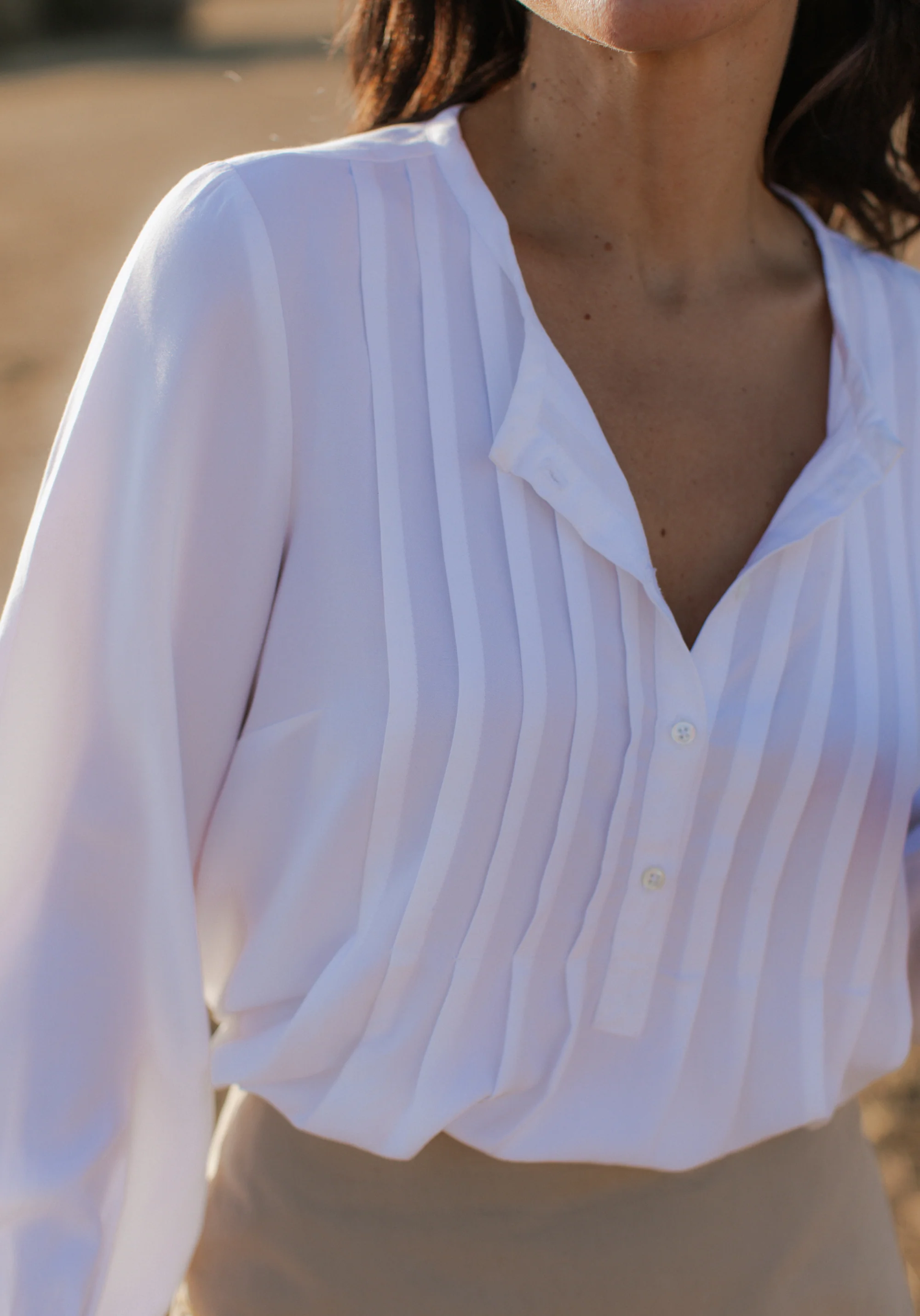 COUPON 250 cm - Tissu tencel uni blanc - Image 10