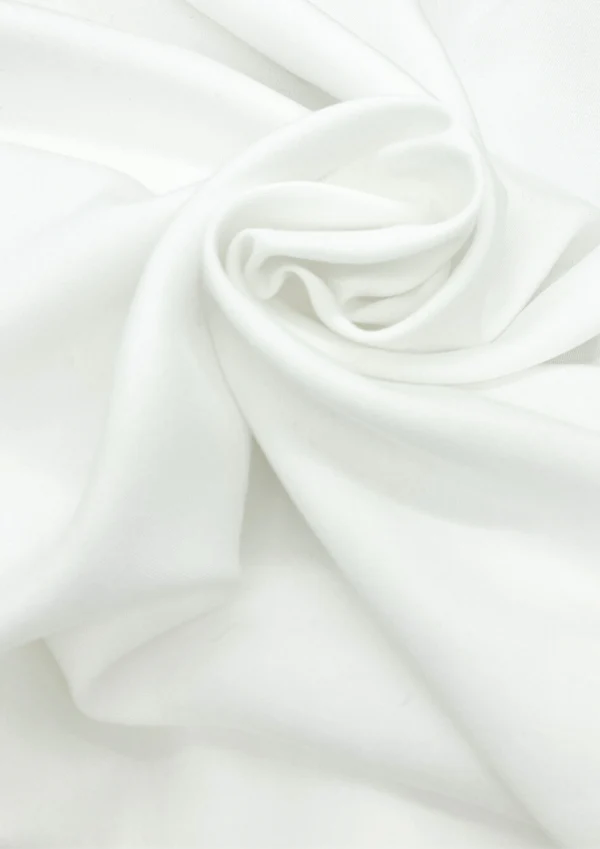 COUPON 250 cm - Tissu tencel uni blanc - Image 13