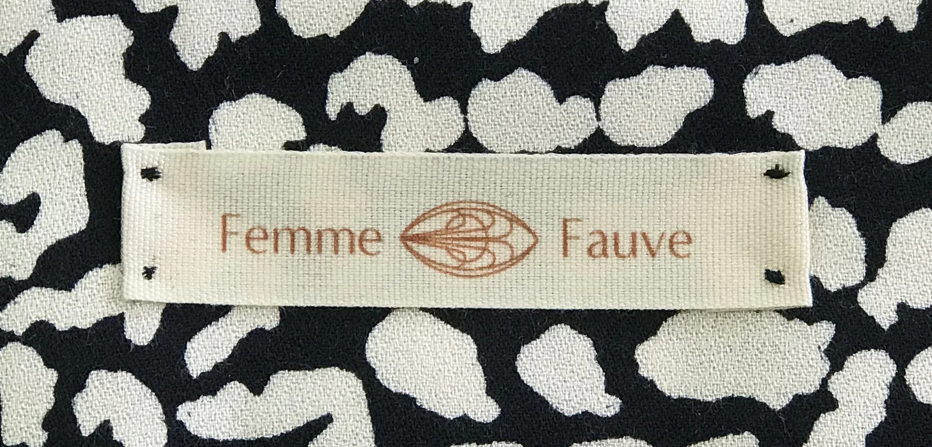 Étiquettes à coudre Femme Fauve - Le lot de 6 étiquettes - Image 4