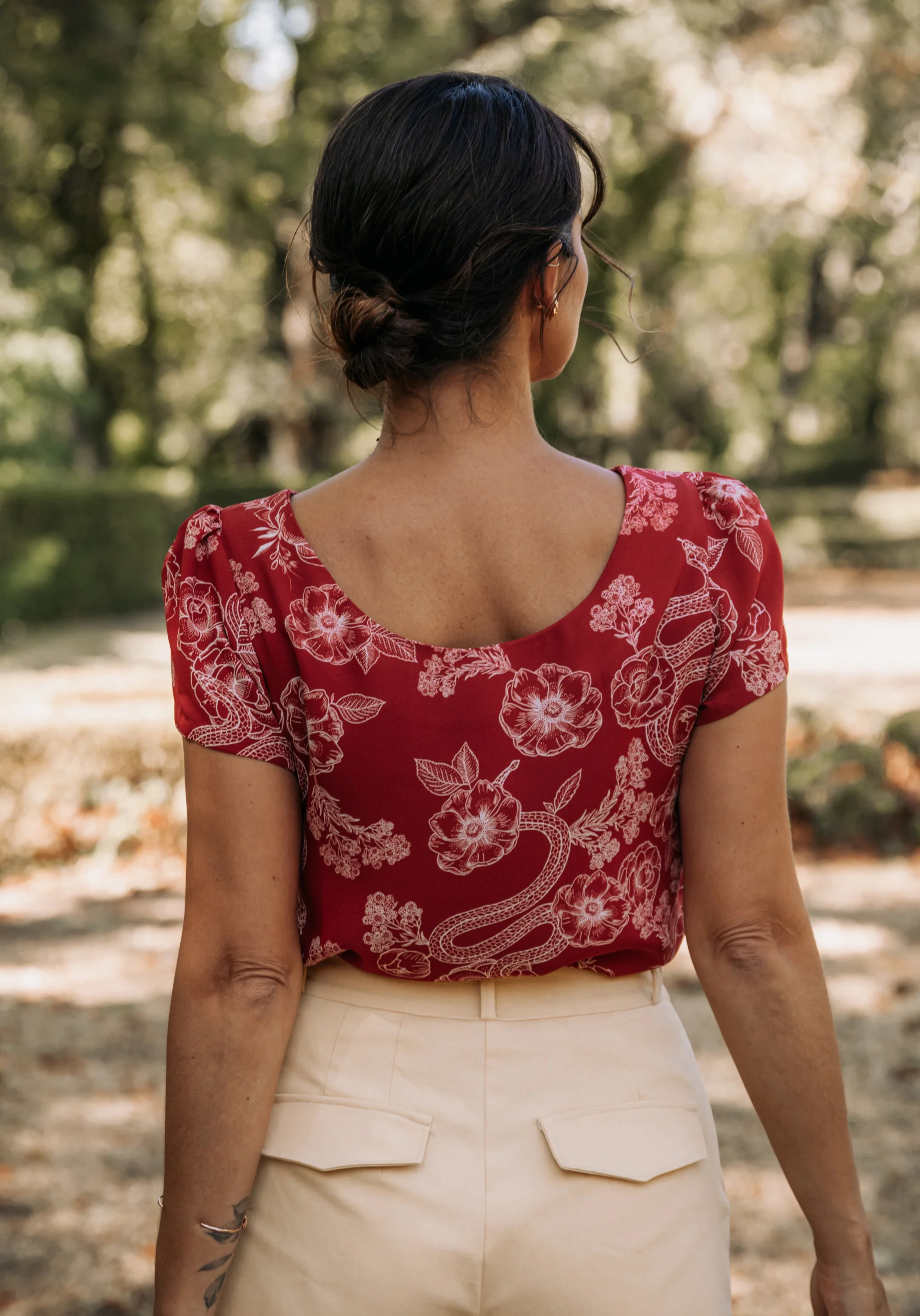 Patron couture blouse Cicadella / PDF (A4, A3, A0, US Letter) - Cadres, Calques par Taille, Vidéoprojection - Image 10