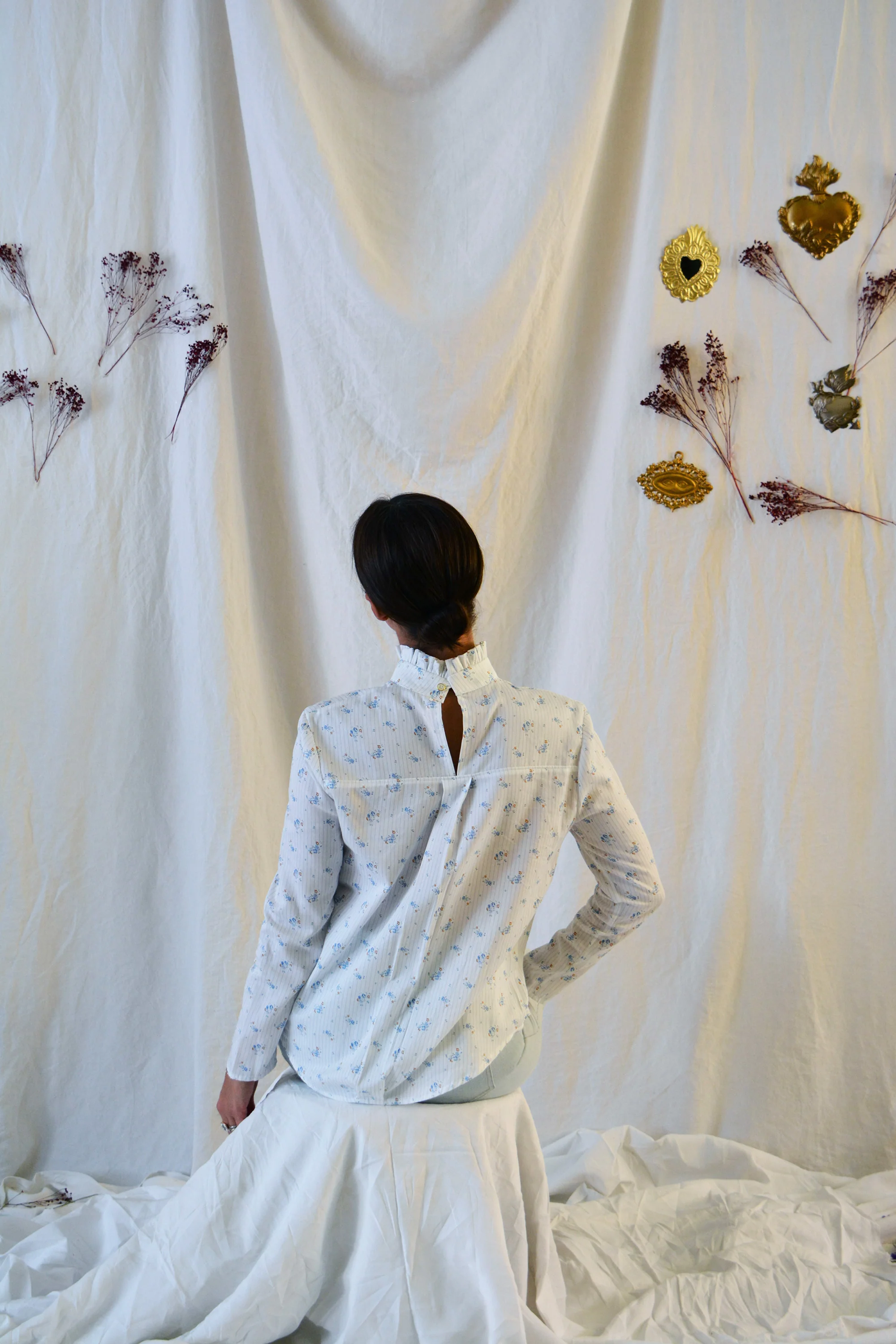Patron couture blouse Dahlia / PDF (A4, A3, A0, US Letter) - Cadres, Calques par Taille, Vidéoprojection - Image 3