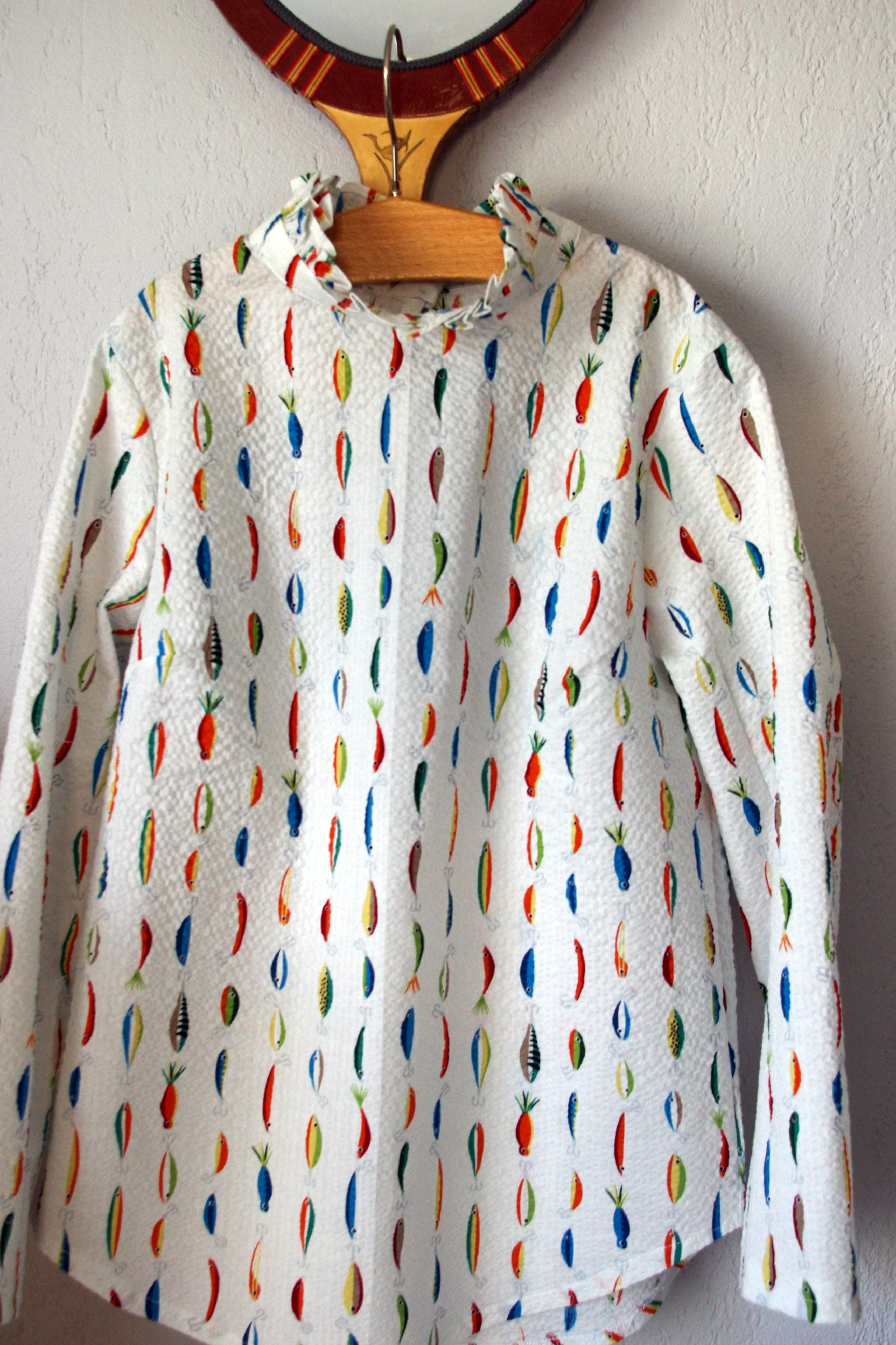 Patron couture blouse fille Miss Dahlia / PDF (A4, A3, A0, US Letter) - Cadres, Calques par Taille, Vidéoprojection - Image 6