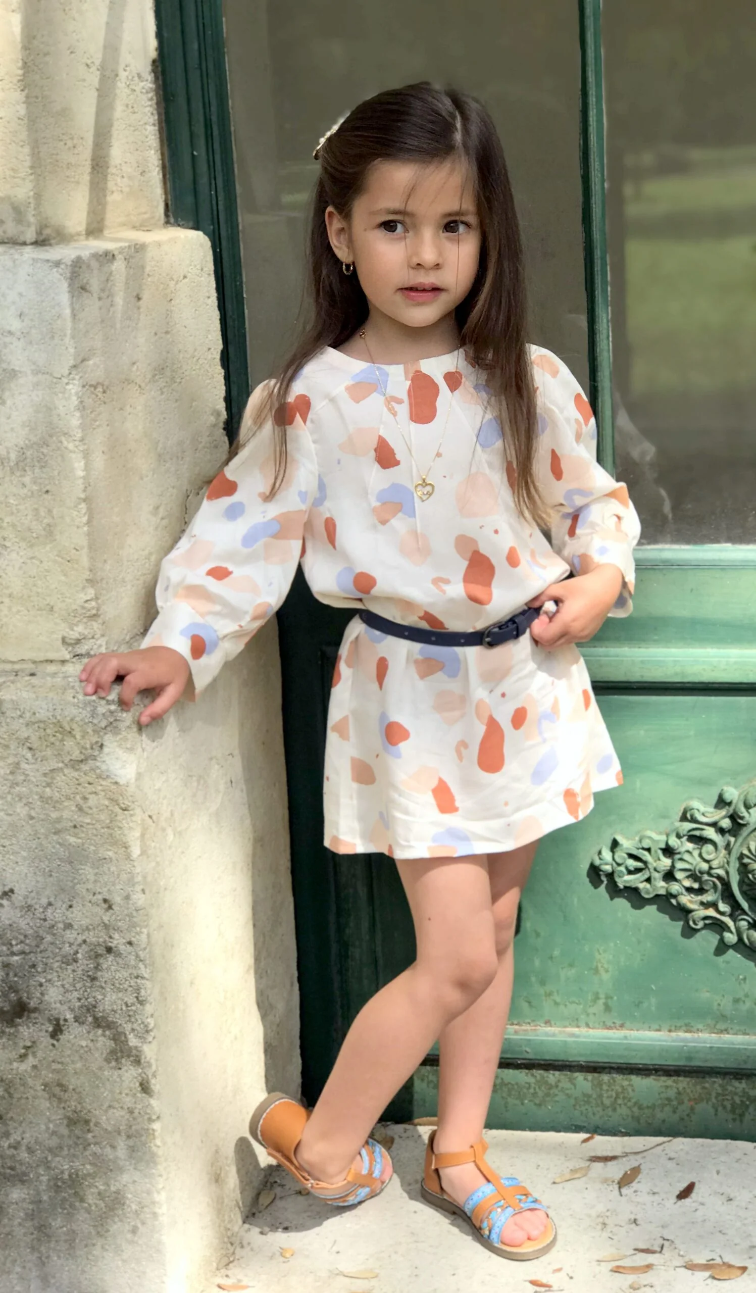 Patron couture blouse fille Miss Zenith / PDF (A4, A3, A0, US Letter) - Cadres, Calques par Taille, Vidéoprojection - Image 8