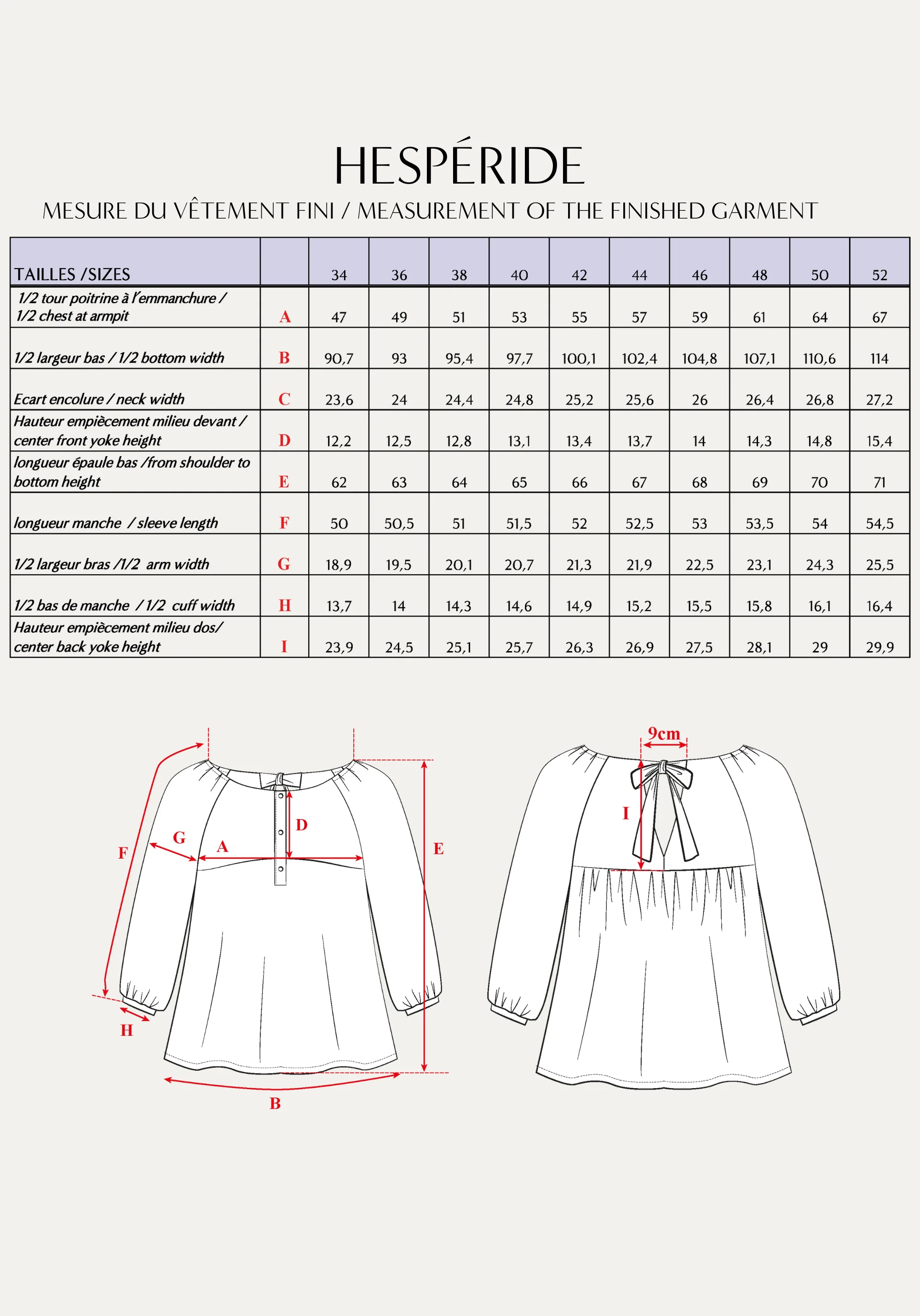 Patron couture blouse Hespéride - Patron pochette - Image 4
