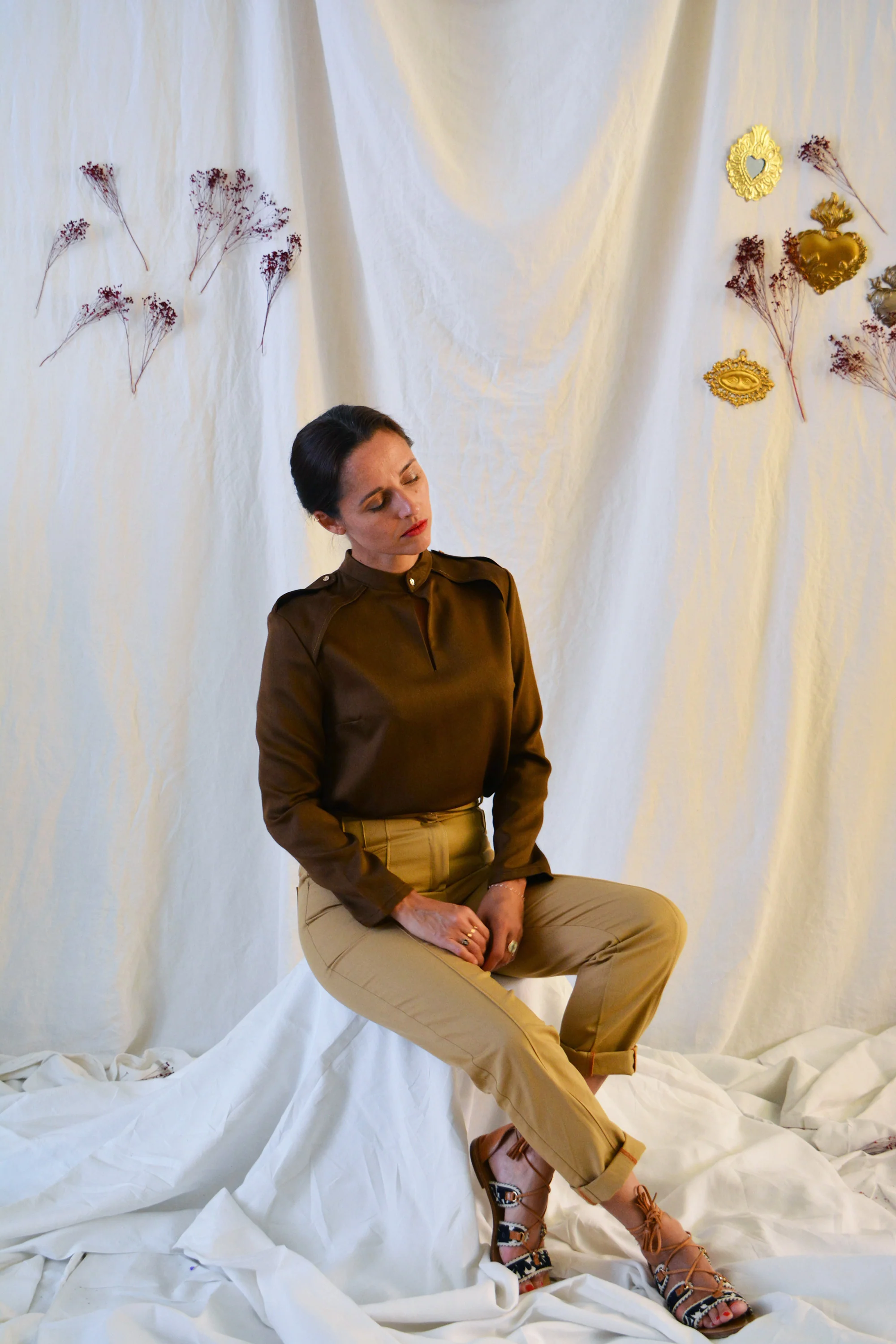 Patron couture blouse Rocaille / PDF (A4, A3, A0, US Letter) - Cadres, Calques par Taille, Vidéoprojection - Image 13
