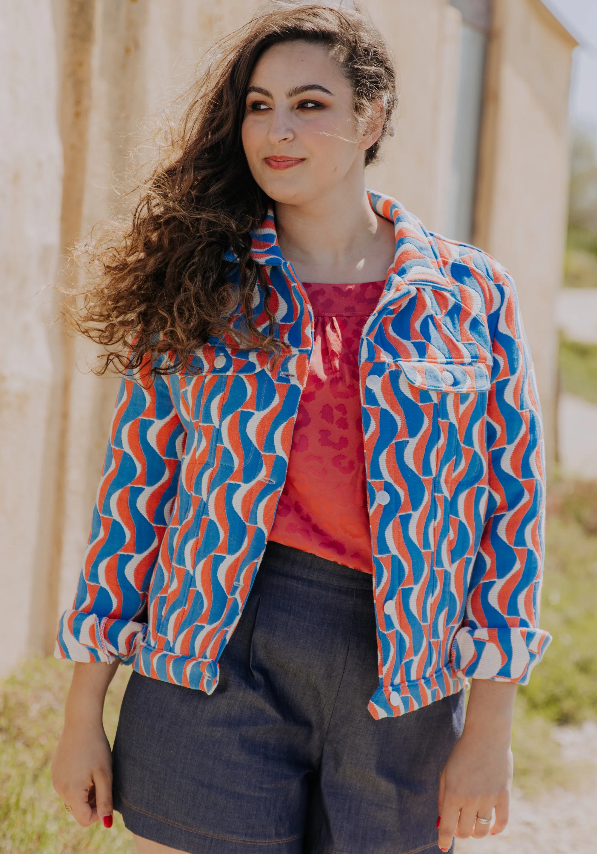 Patron couture blouson Pilar / PDF (A4, A3, A0, US Letter) - Cadres, Calques par Taille, Vidéoprojection - Image 12