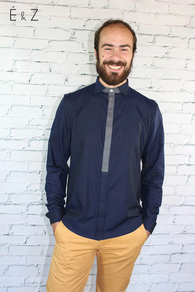 Patron couture chemise homme Sparrow / PDF (A4, A3, A0, US Letter) - Cadres, Calques par Taille, Vidéoprojection - Image 4