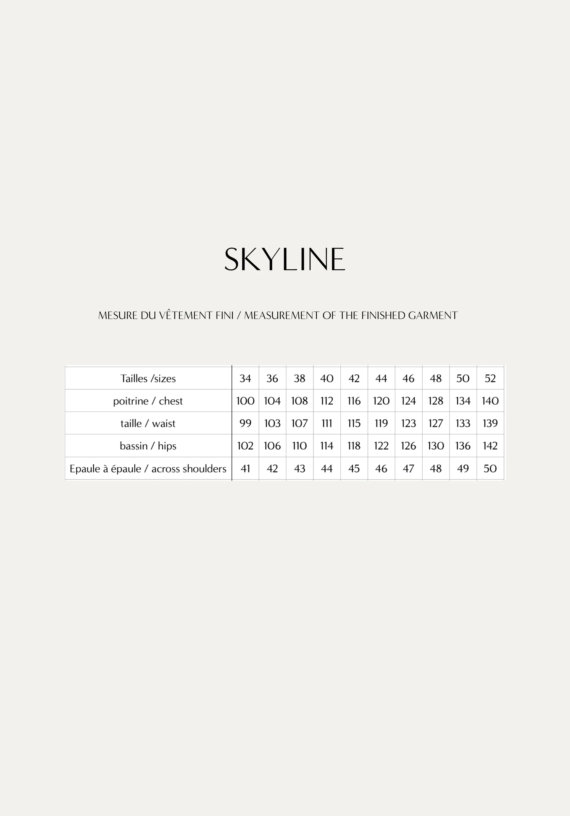 Patron couture chemise Skyline / PDF (A4, A3, A0, US Letter) - Cadres, Calques par Taille, Vidéoprojection - Image 3