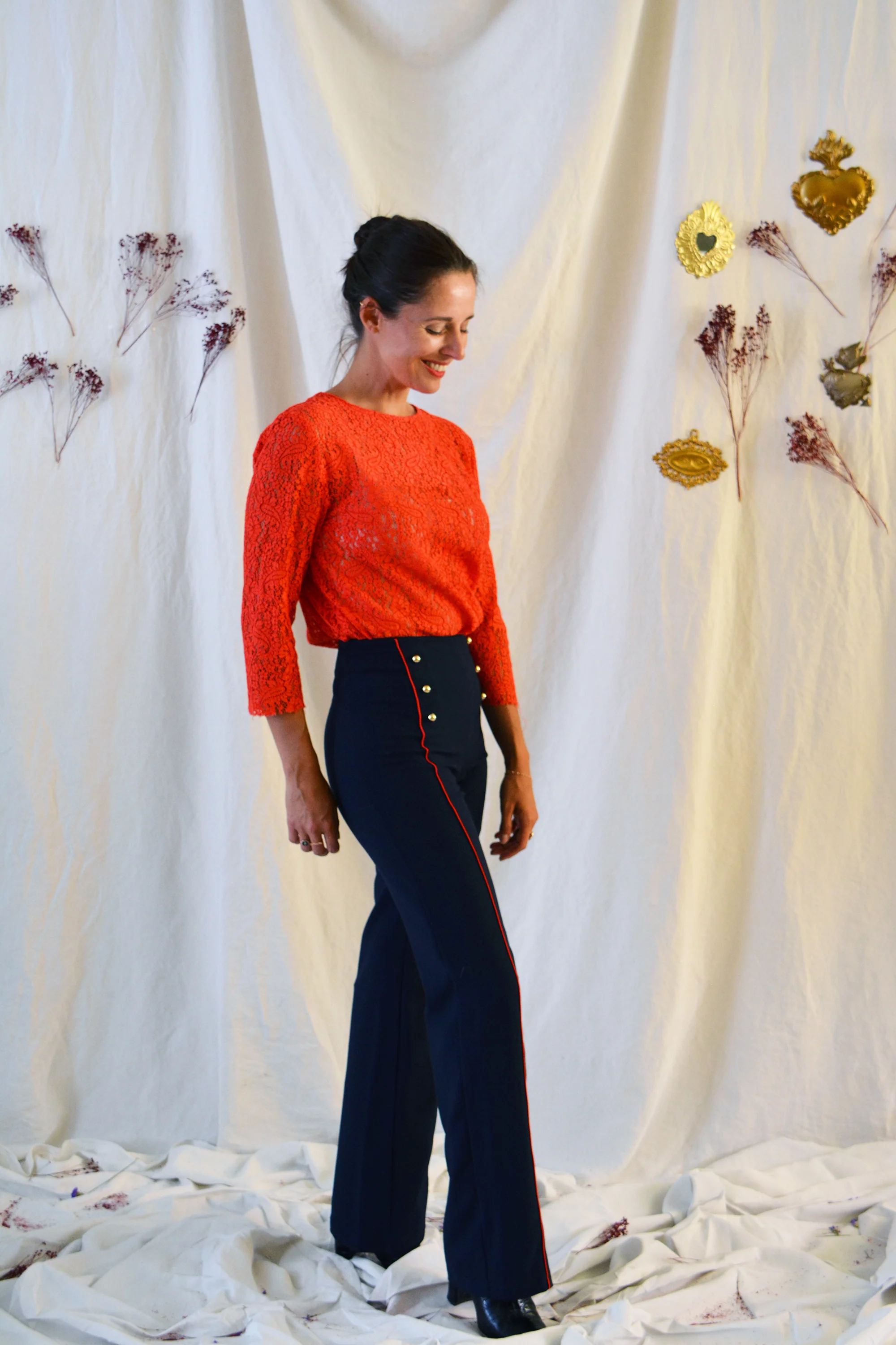 Patron couture pantalon à pont Embrun  / PDF (A4, A3, A0, US Letter) - Cadres, Calques par Taille, Vidéoprojection - Image 4