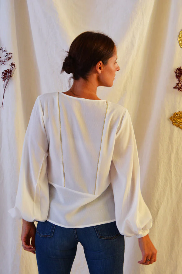 Patron couture robe, blouse Maïa / PDF (A4, A3, A0, US Letter) - Cadres, Calques par Taille, Vidéoprojection - Image 6
