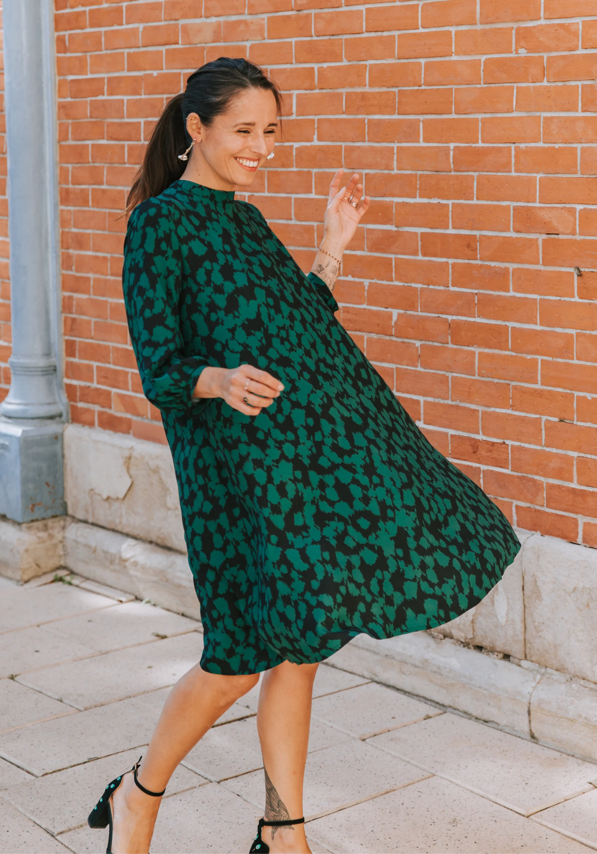 Patron couture robe, blouse Mia / PDF (A4, A3, A0, US Letter) - Cadres, Calques par Taille, Vidéoprojection - Image 22
