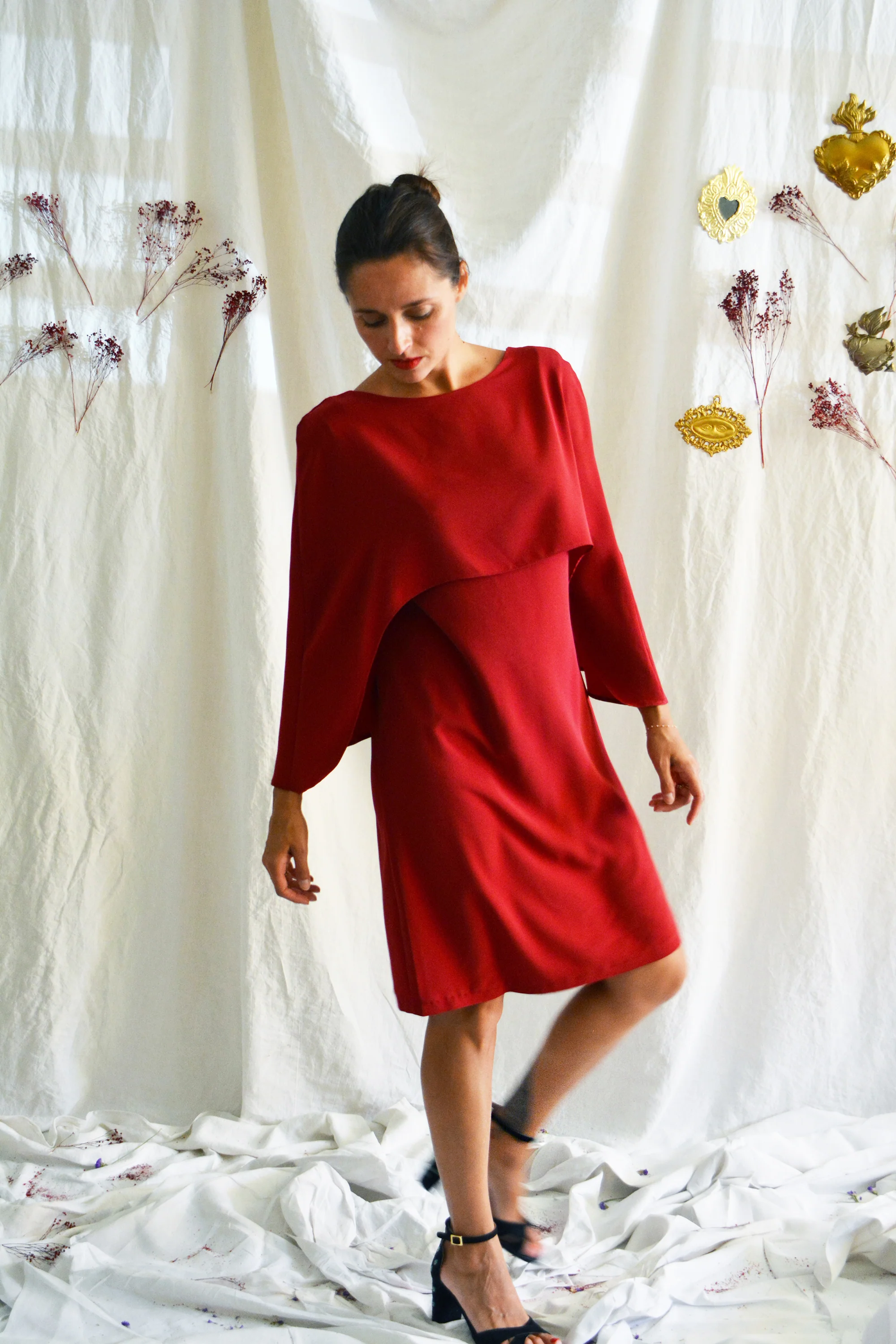 Patron couture robe cape Bonnie / PDF (A4, A3, A0, US Letter) - Cadres, Calques par Taille, Vidéoprojection - Image 8