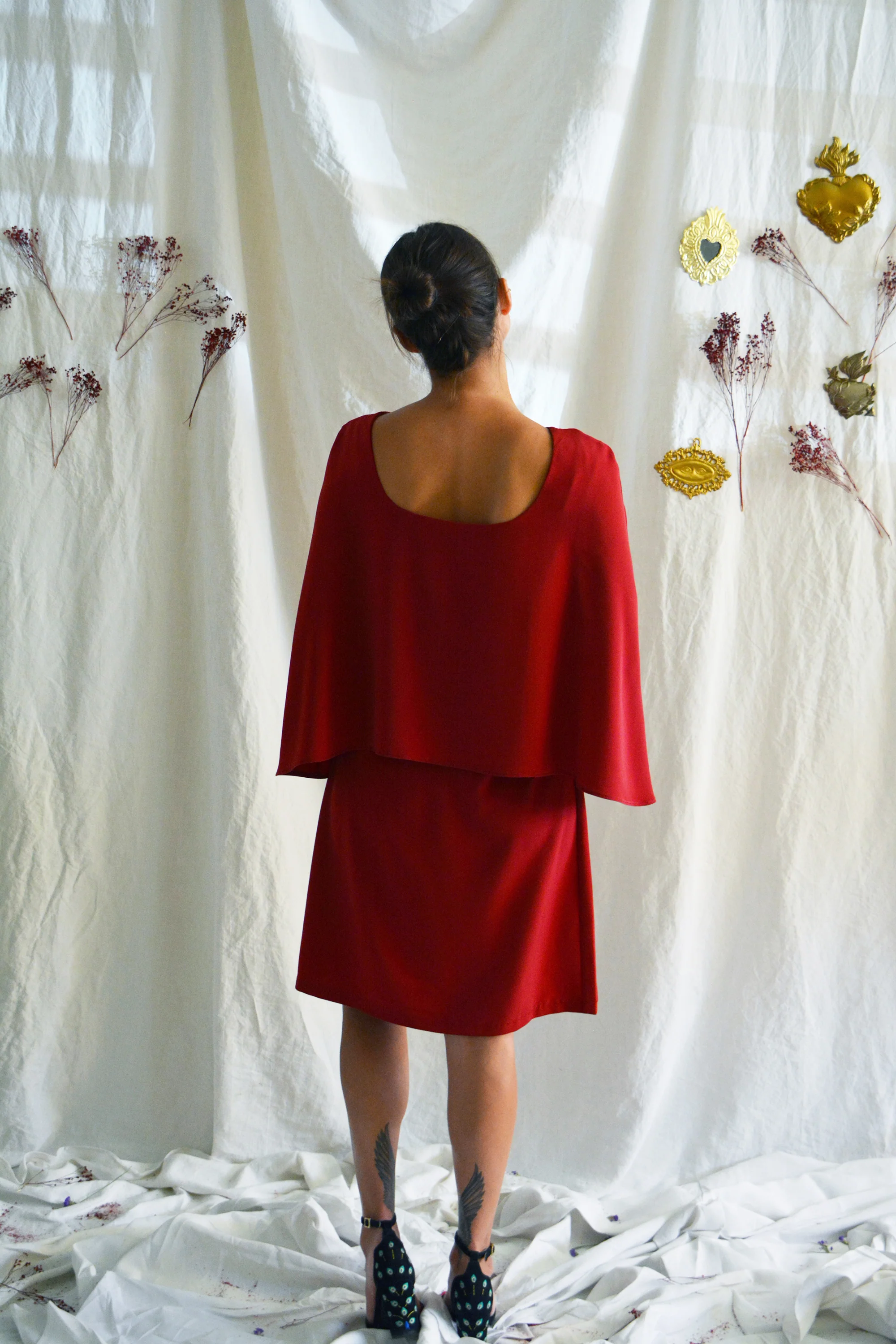 Patron couture robe cape Bonnie / PDF (A4, A3, A0, US Letter) - Cadres, Calques par Taille, Vidéoprojection - Image 9