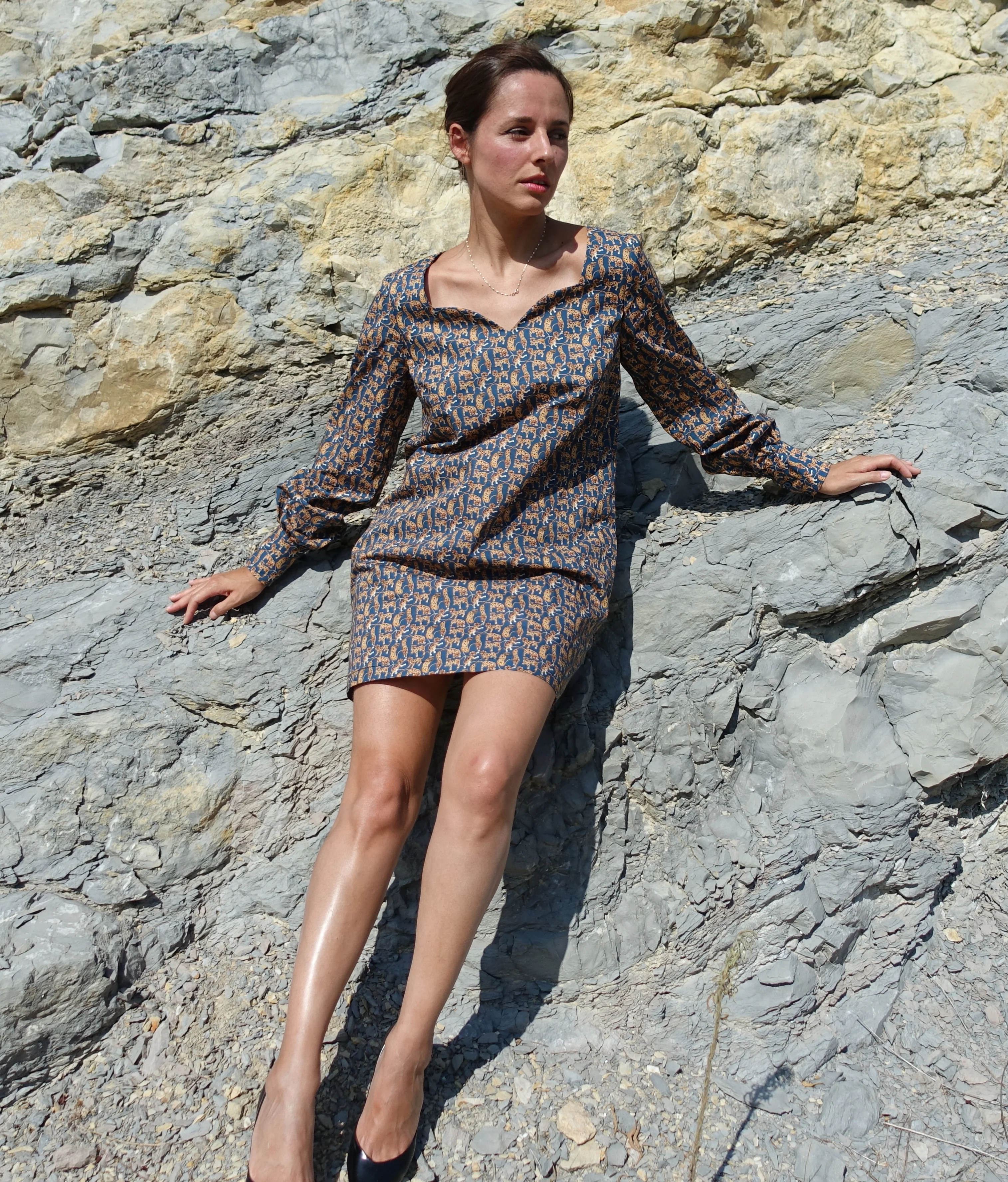 Patron couture robe Craie / PDF (A4, A3, A0, US Letter) - Cadres, Calques par Taille, Vidéoprojection - Image 10