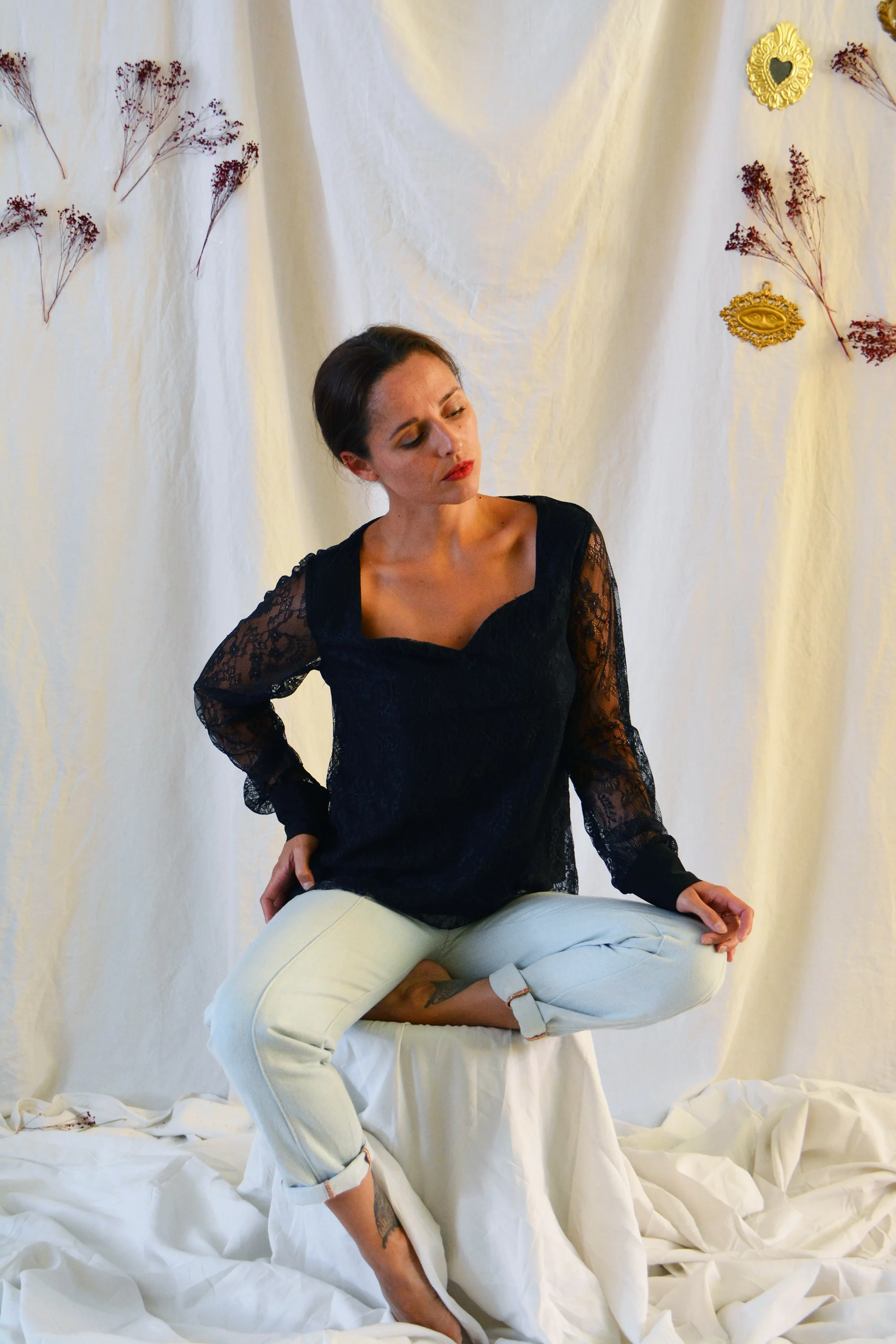Patron couture robe Craie / PDF (A4, A3, A0, US Letter) - Cadres, Calques par Taille, Vidéoprojection - Image 3