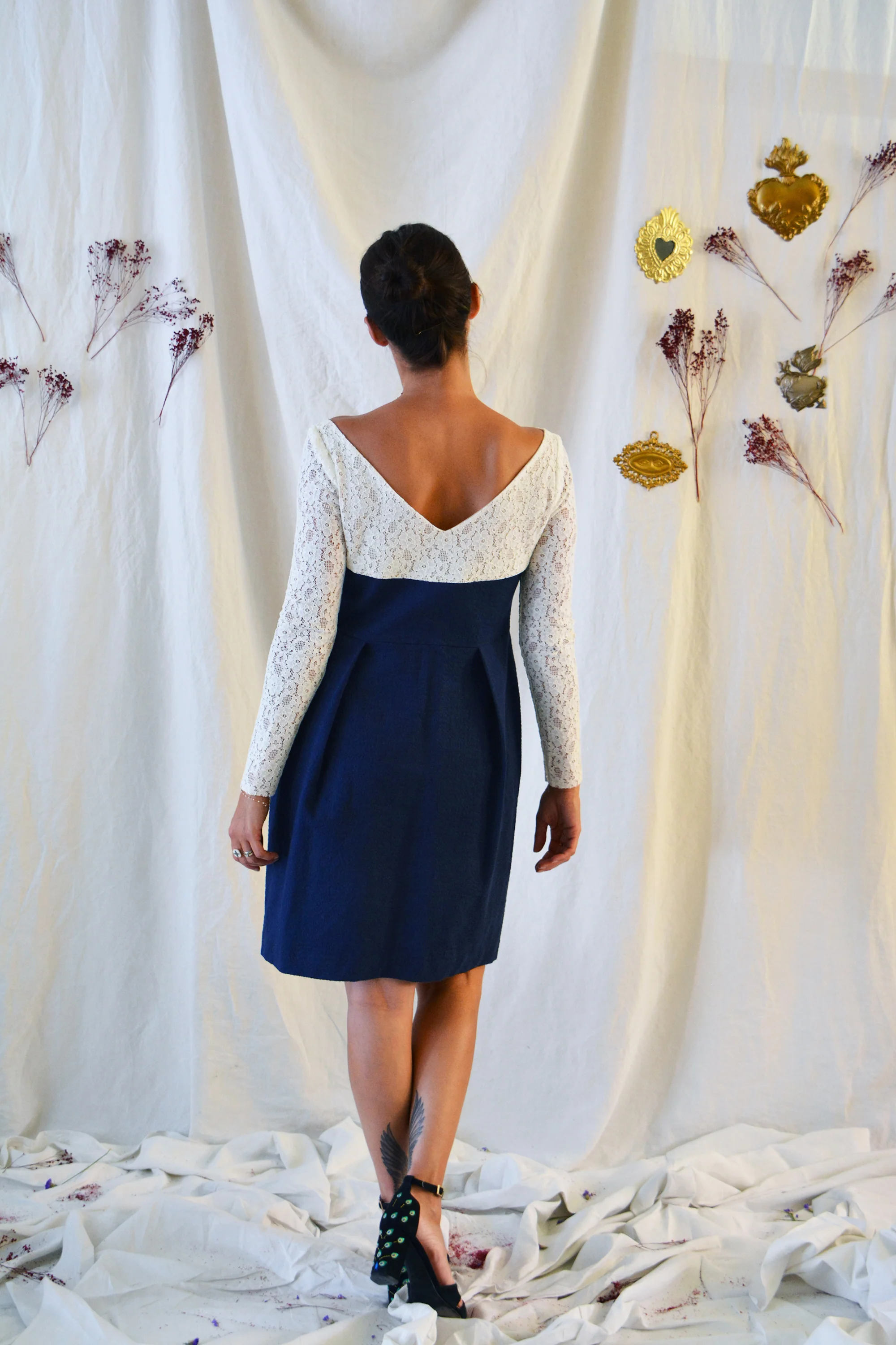 Patron couture robe Jasmin / PDF (A4, A3, A0, US Letter) - Cadres, Calques par Taille, Vidéoprojection - Image 4