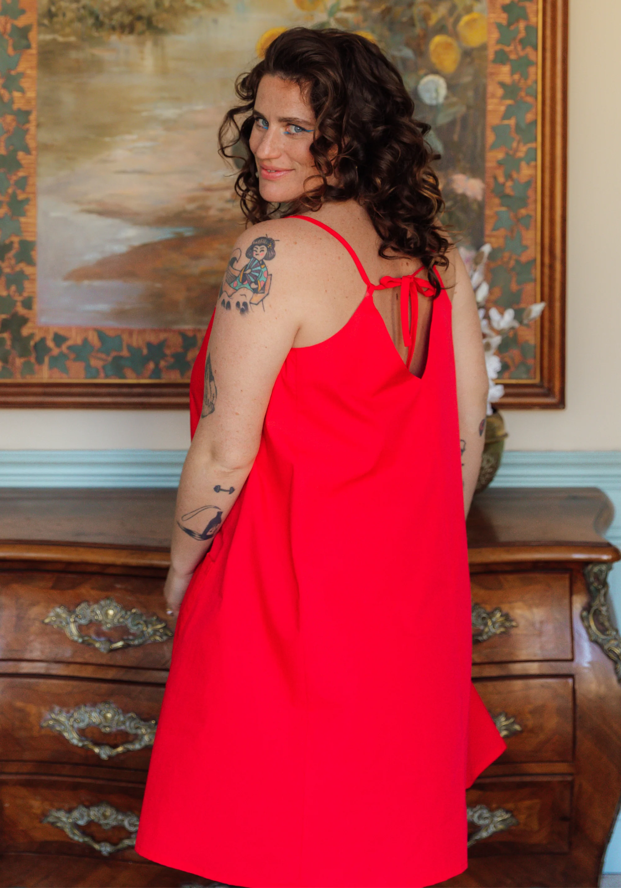 Patron couture robe Paola / PDF (A4, A3, A0, US Letter) - Cadres, Calques par Taille, Vidéoprojection - Image 19