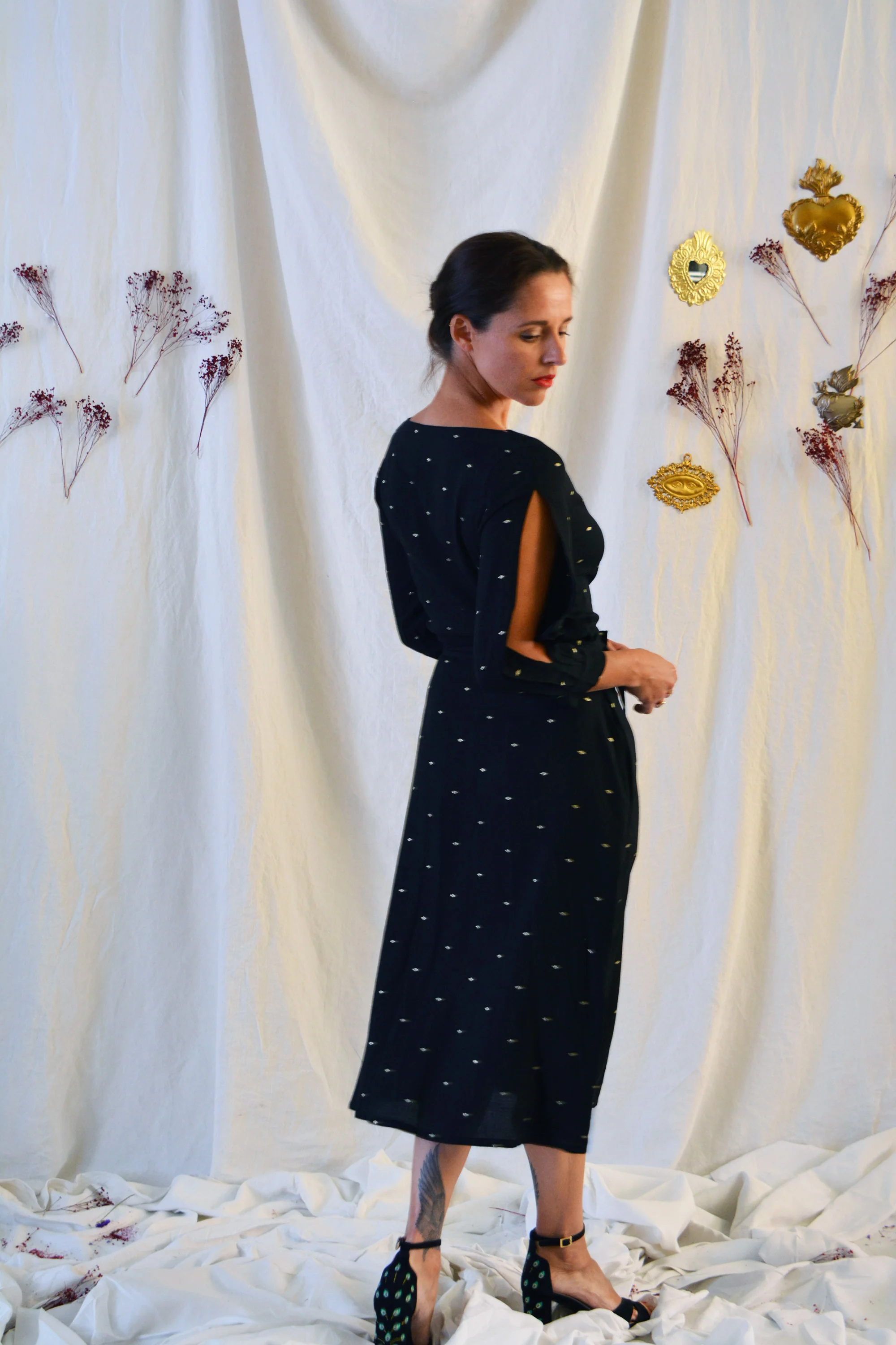 Patron couture robe portefeuille longue Tamara / PDF (A4, A3, A0, US Letter) – Tailles 34 à 56 – Cadres, Calques par Taille, Vidéoprojection - Image 5