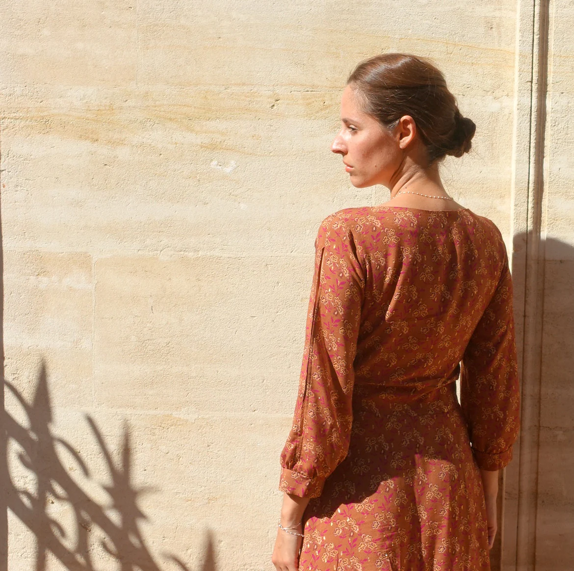 Patron couture robe portefeuille longue Tamara / PDF (A4, A3, A0, US Letter) – Tailles 34 à 56 – Cadres, Calques par Taille, Vidéoprojection - Image 7