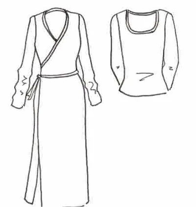 Patron couture robe, top en maille Ludmilla / PDF (A4, A3, A0, US Letter) - Cadres, Calques par Taille, Vidéoprojection - Image 2