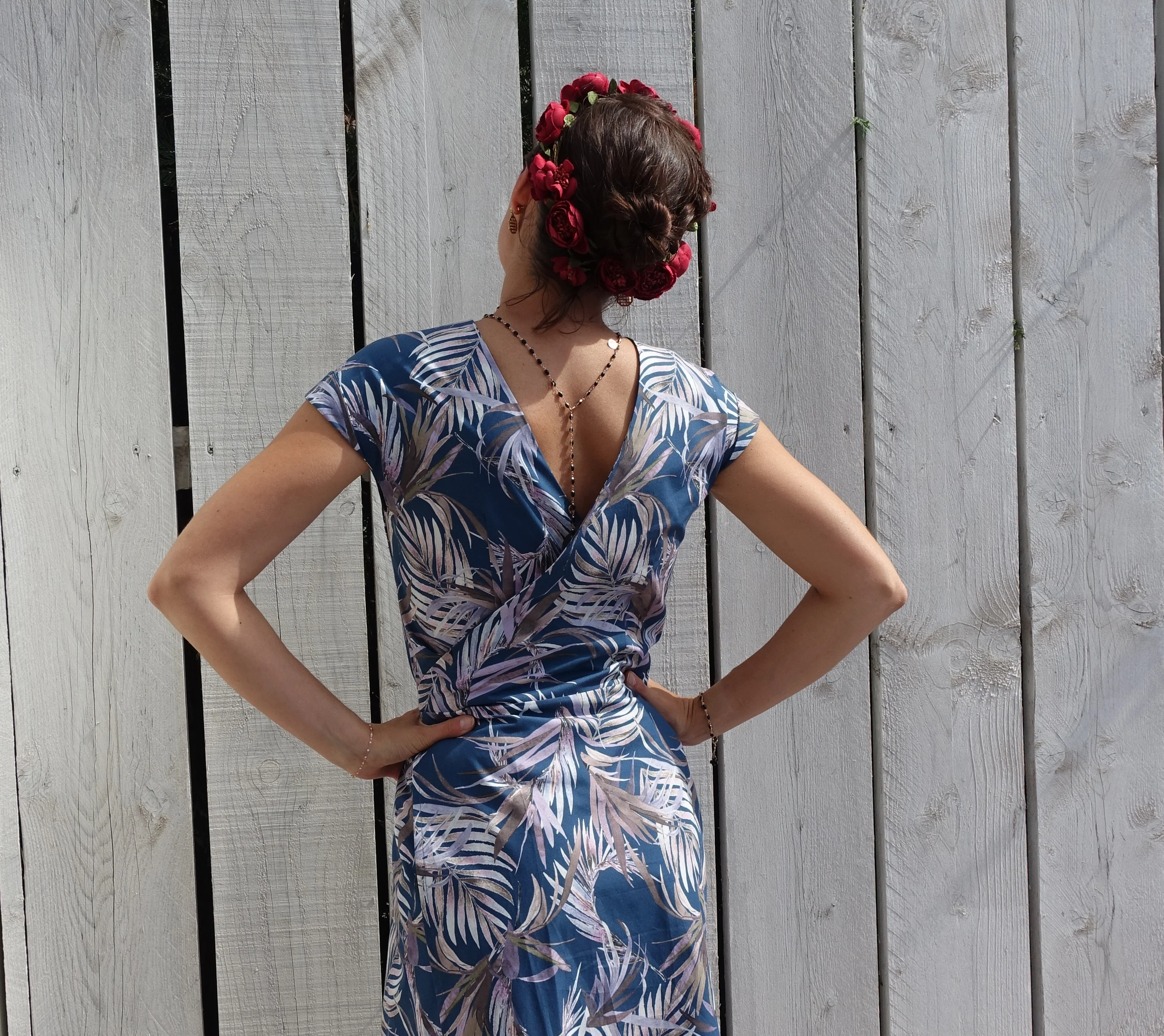Patron couture robe, top Leaf / PDF (A4, A3, A0, US Letter) – Tailles 34 à 56 – Cadres, Calques par Taille, Vidéoprojection - Image 8