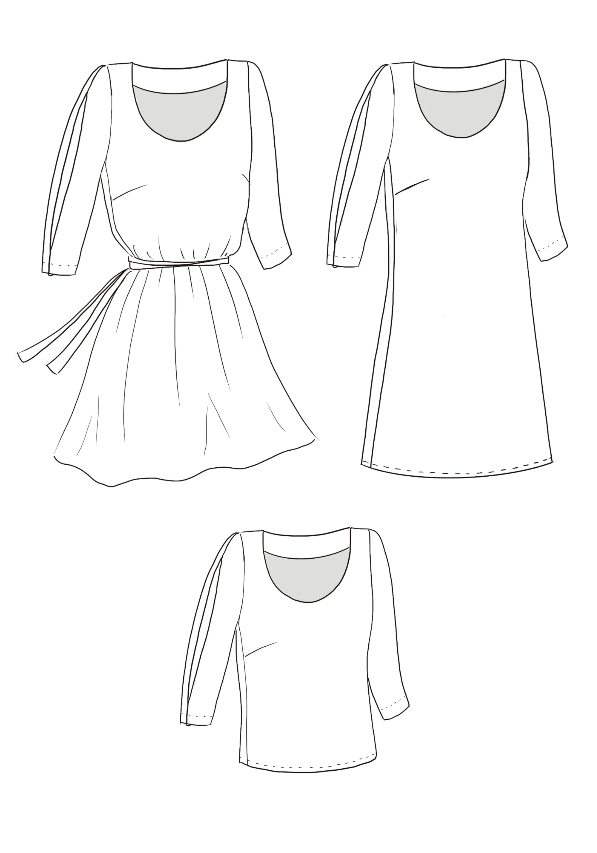 Patron robe, top Niki / Patron pochette - Image 3
