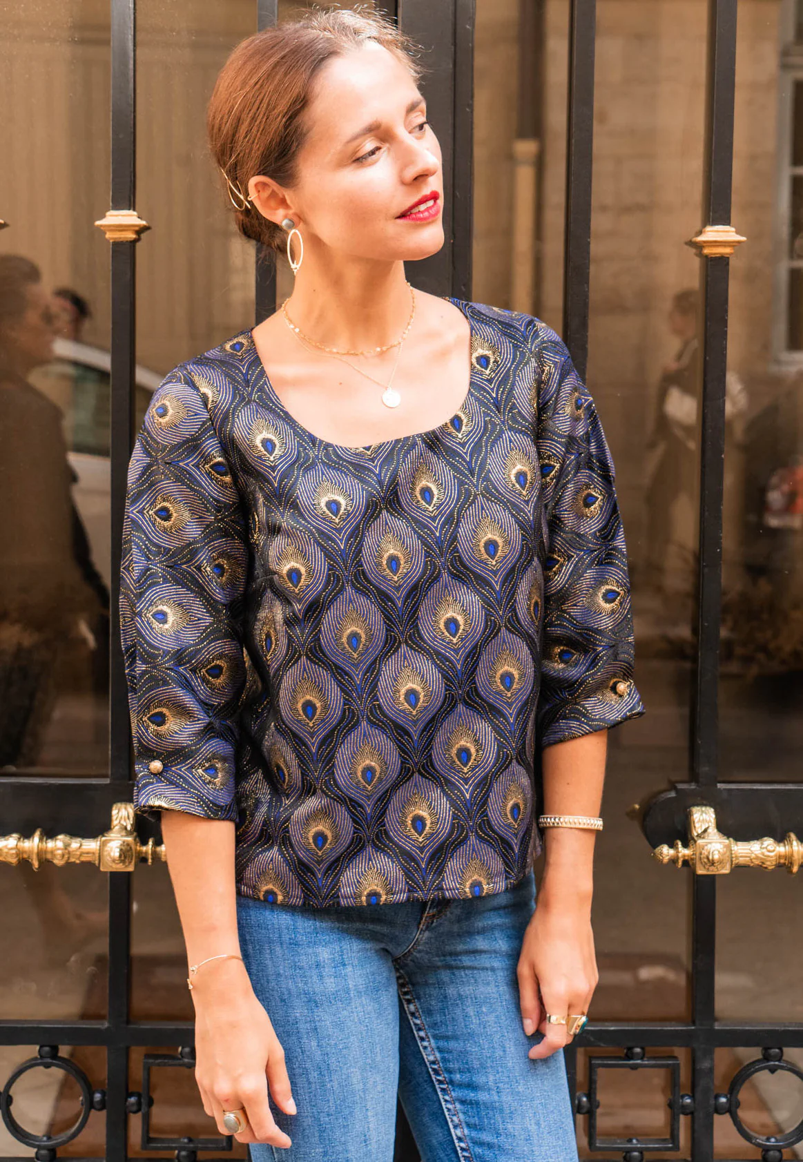 Patron couture robe, top Niki / PDF (A4, A3, A0, US Letter) – Tailles 34 à 56 – Cadres, Calques par Taille, Vidéoprojection - Image 23