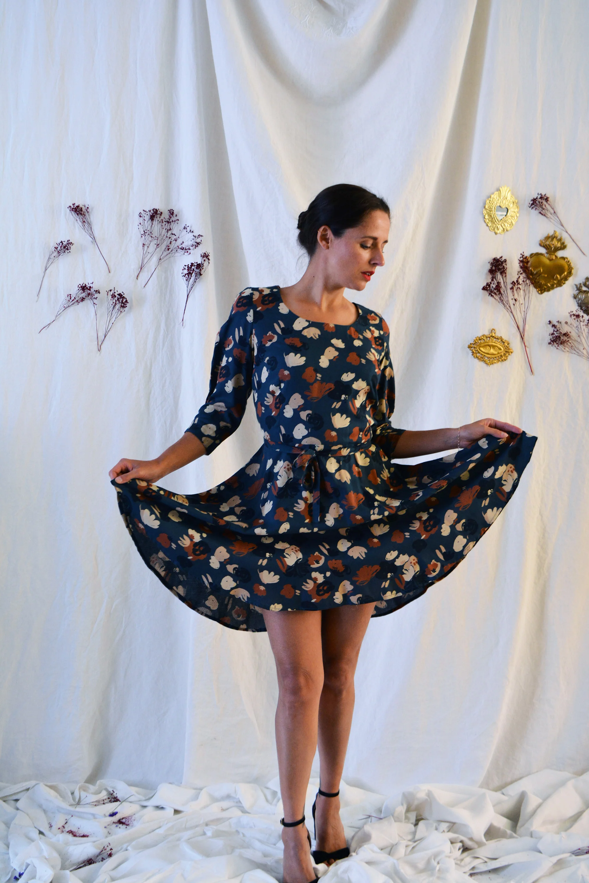 Patron couture robe, top Niki / PDF (A4, A3, A0, US Letter) – Tailles 34 à 56 – Cadres, Calques par Taille, Vidéoprojection - Image 9