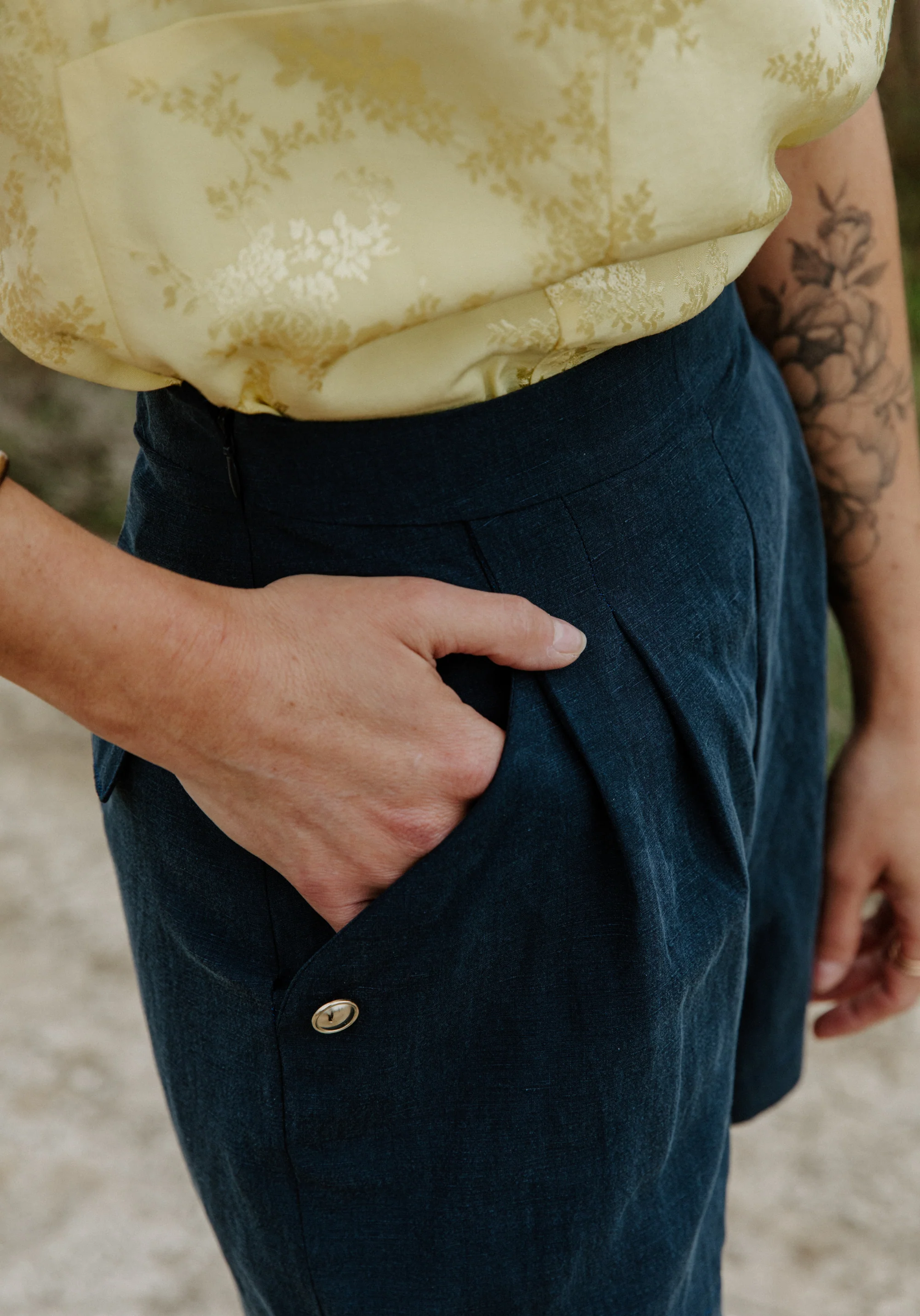 Patron couture short Grand Bain / PDF (A4, A3, A0, US Letter) - Cadres, Calques par Taille, Vidéoprojection - Image 9