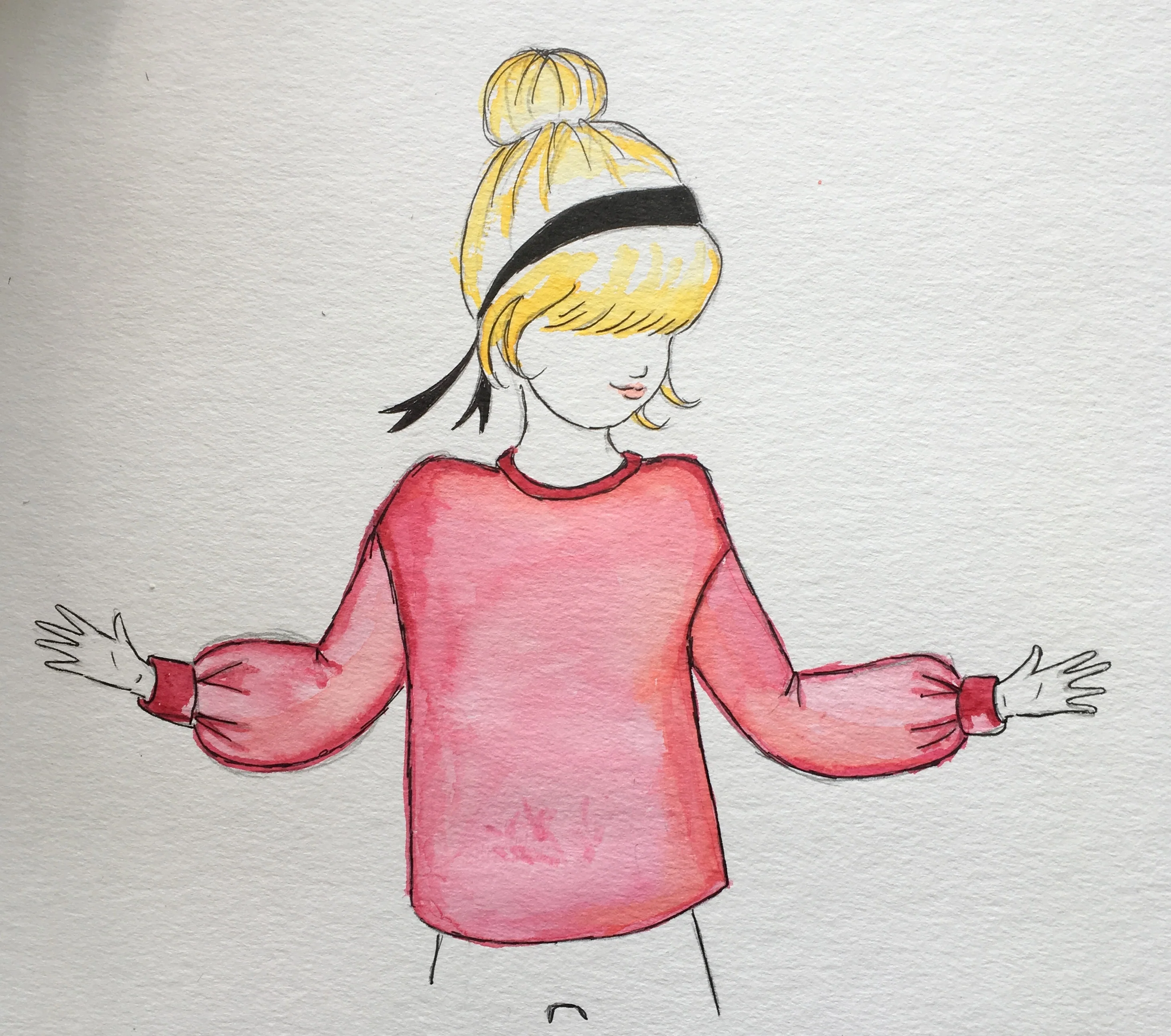 Patron couture sweat enfant Miss Granite / PDF (A4, A3, A0, US Letter) - Cadres, Calques par Taille, Vidéoprojection - Image 6