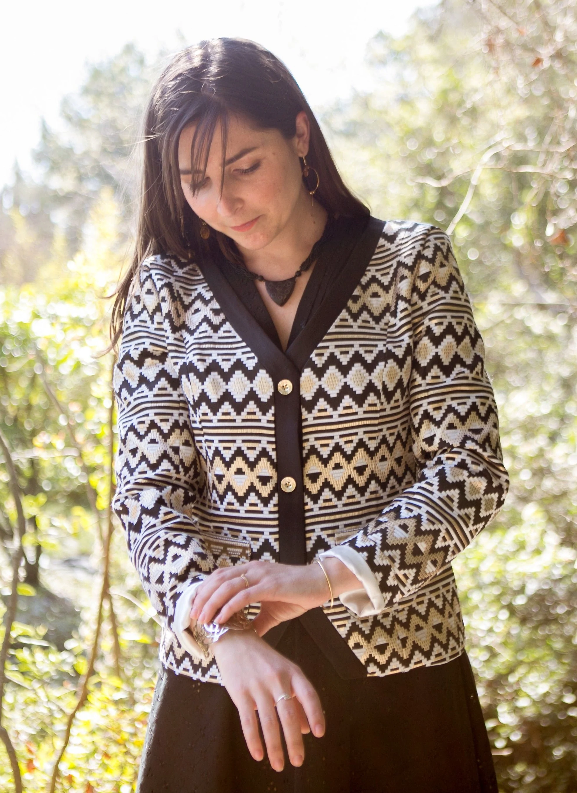 Patron couture veste Ispahan / PDF (A4, A3, A0, US Letter) - Cadres, Calques par Taille, Vidéoprojection - Image 8