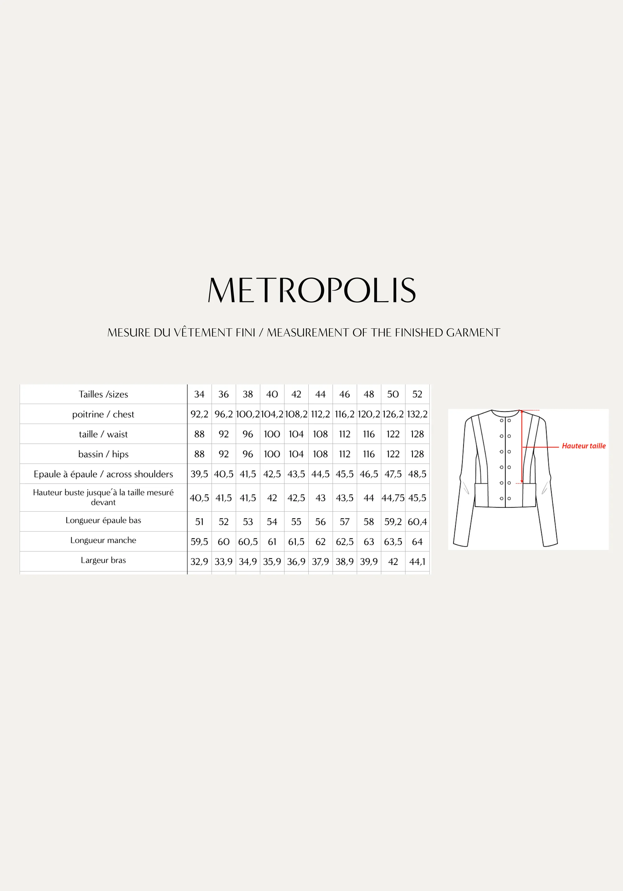 Patron couture veste Metropolis / Patron pochette - Image 4