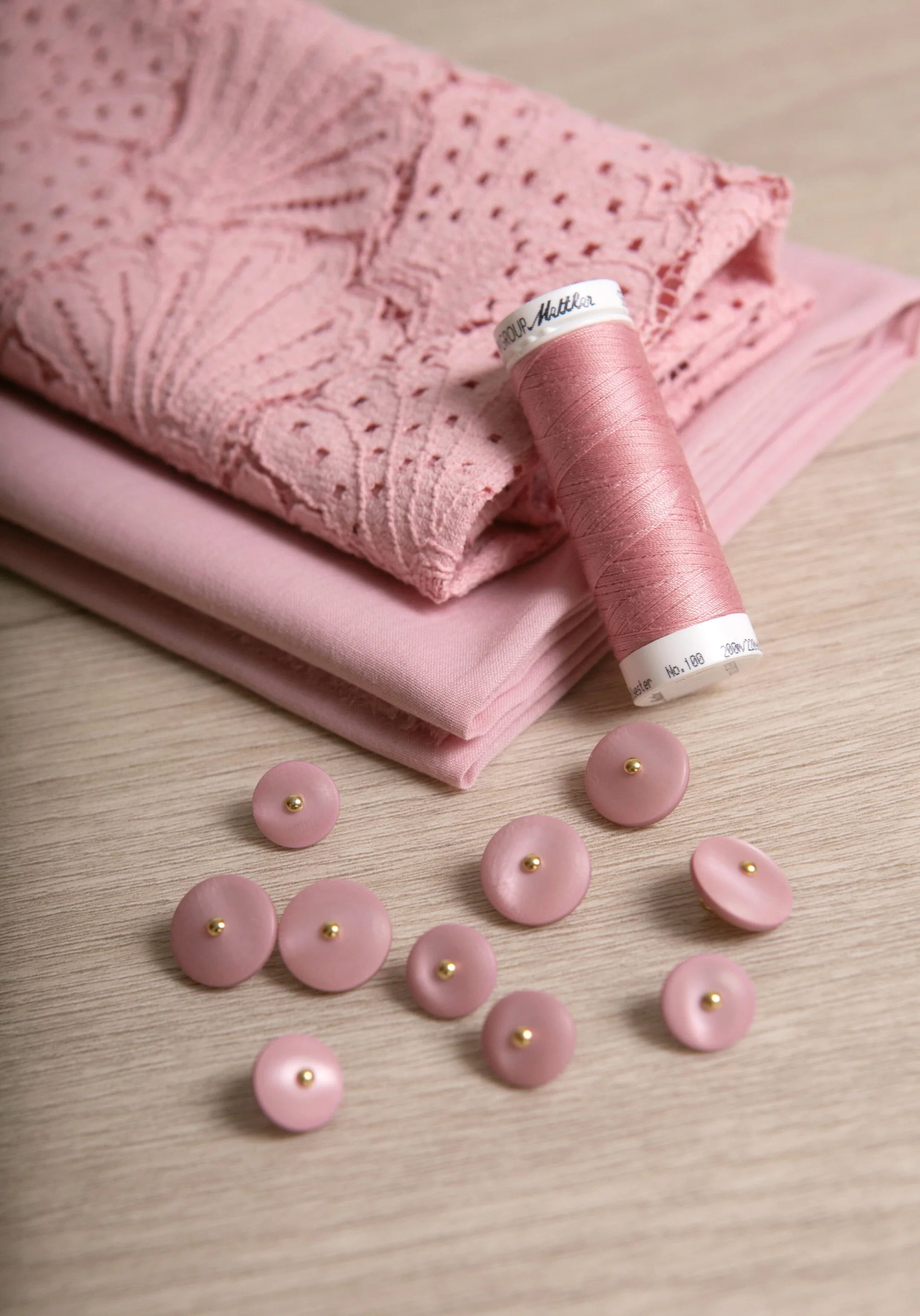 Tissu dentelle Coquillage - 3 coloris - Image 11