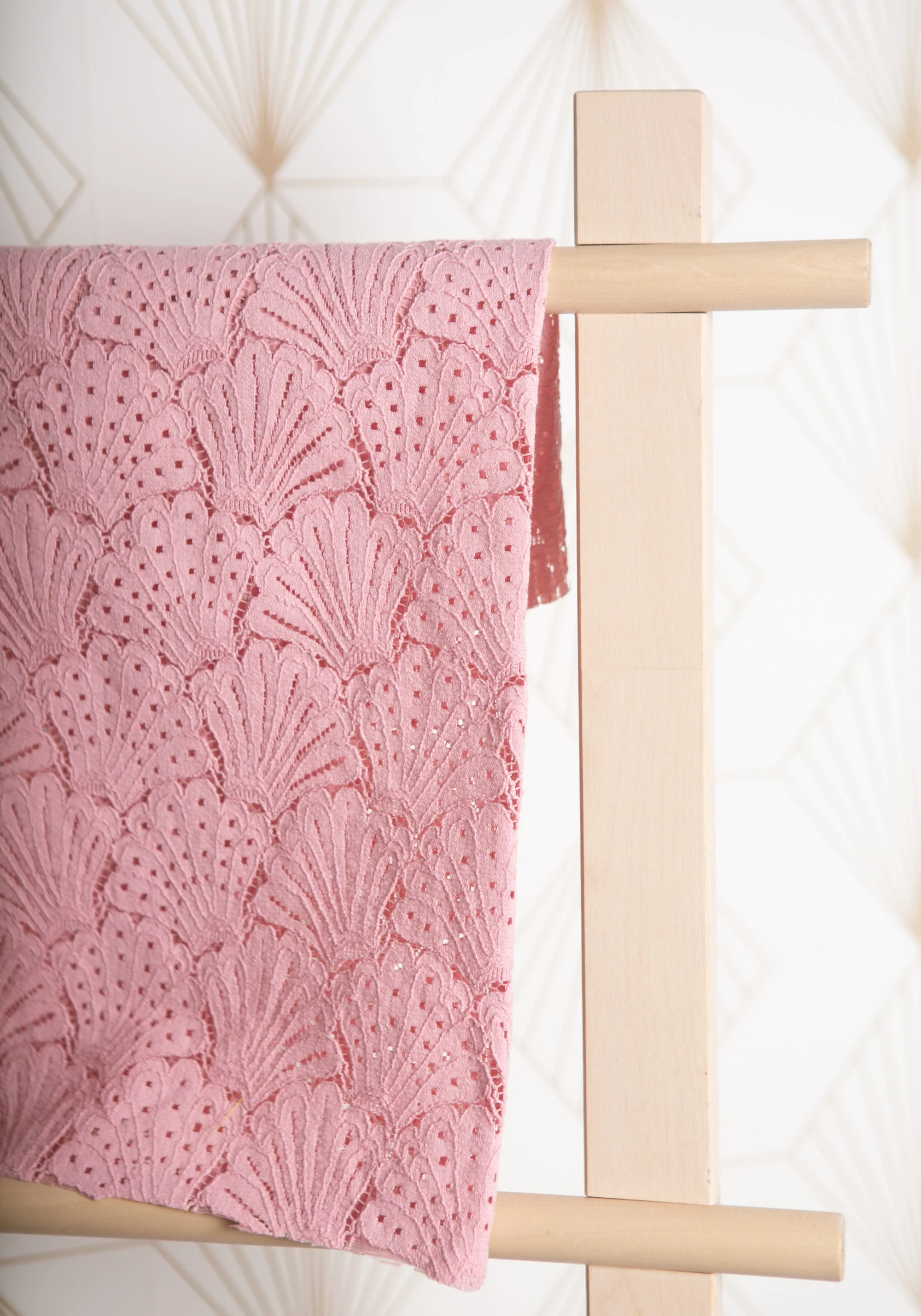 Tissu dentelle Coquillage - 3 coloris - Image 9