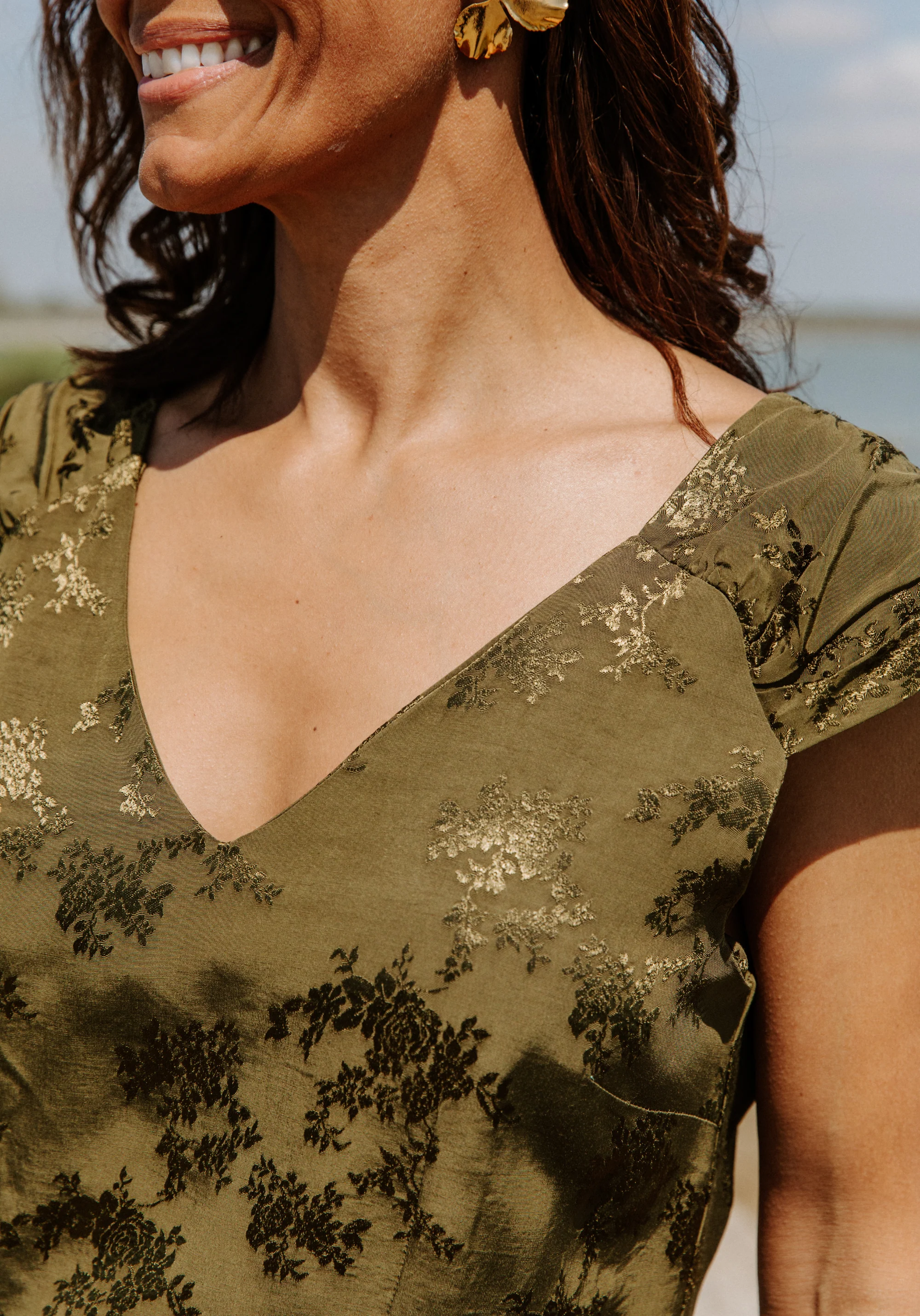 Tissu jacquard de viscose Poésie - Plusieurs couleurs - Image 33