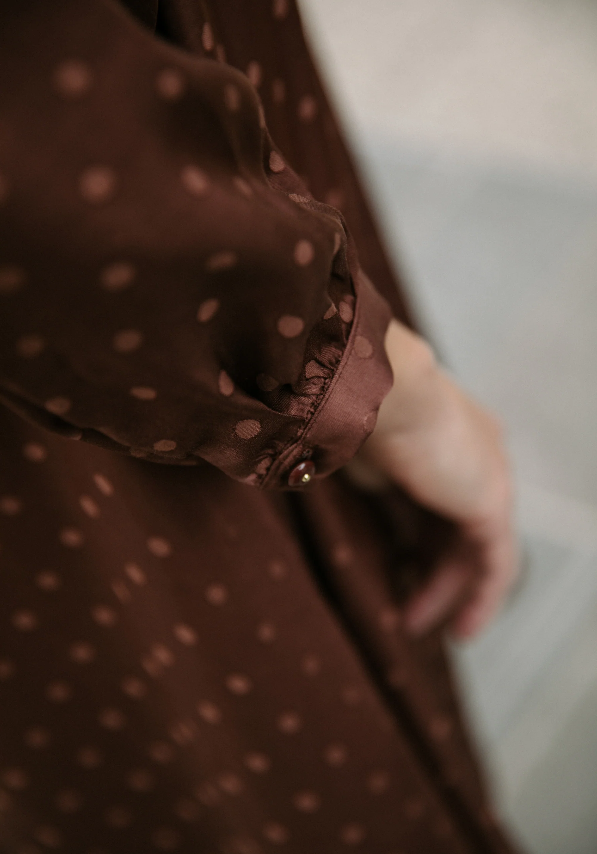 Tissu jacquard pois Lucente - Pour vêtements et doublures élégantes - Plusieurs couleurs - Image 11