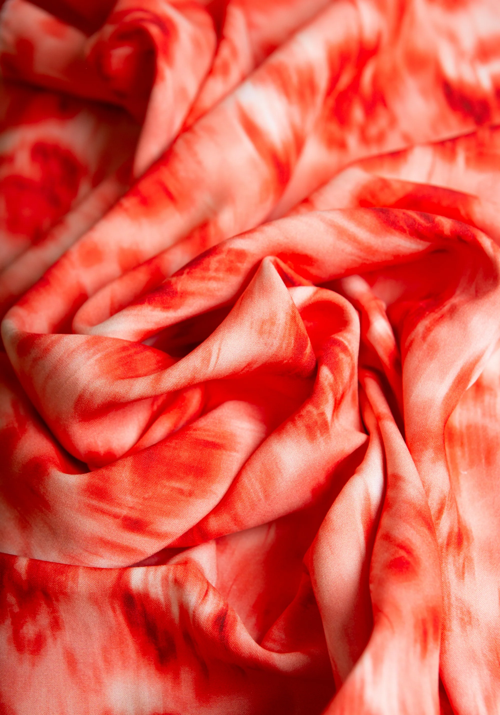 Tissu popeline de viscose imprimée Abstract Rose - Plusieurs coloris - Image 22