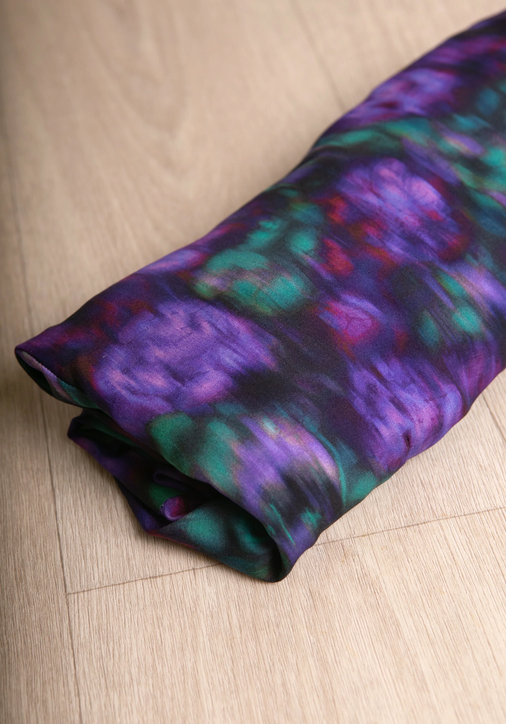 Tissu popeline de viscose imprimée Abstract Rose - Plusieurs coloris - Image 3